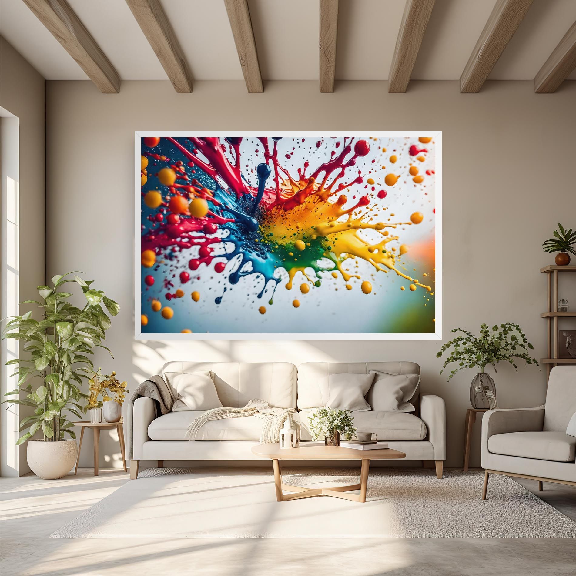 Colorful Splash Rainbow mockup 6