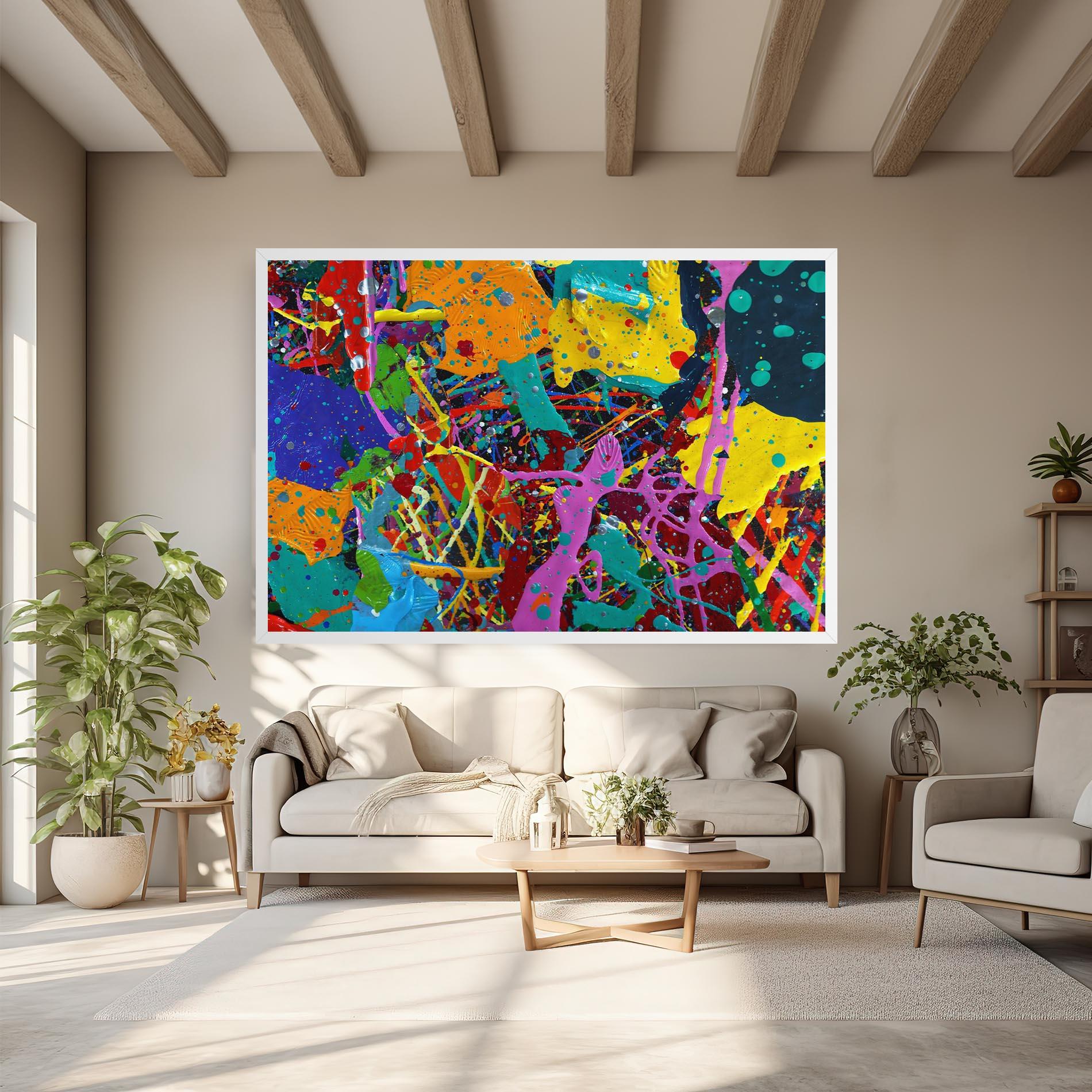 Tablou Canvas Dark Panorama mockup 6