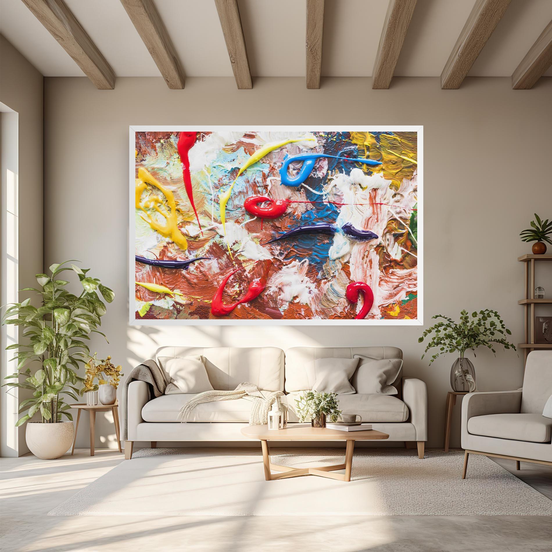 Tablou Canvas Paint Color mockup 6