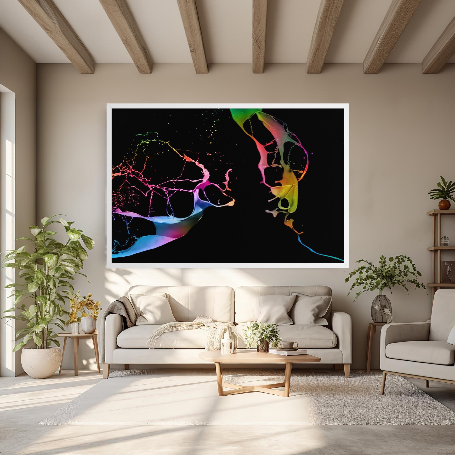 Tablou Canvas Paint Splashes mockup 6