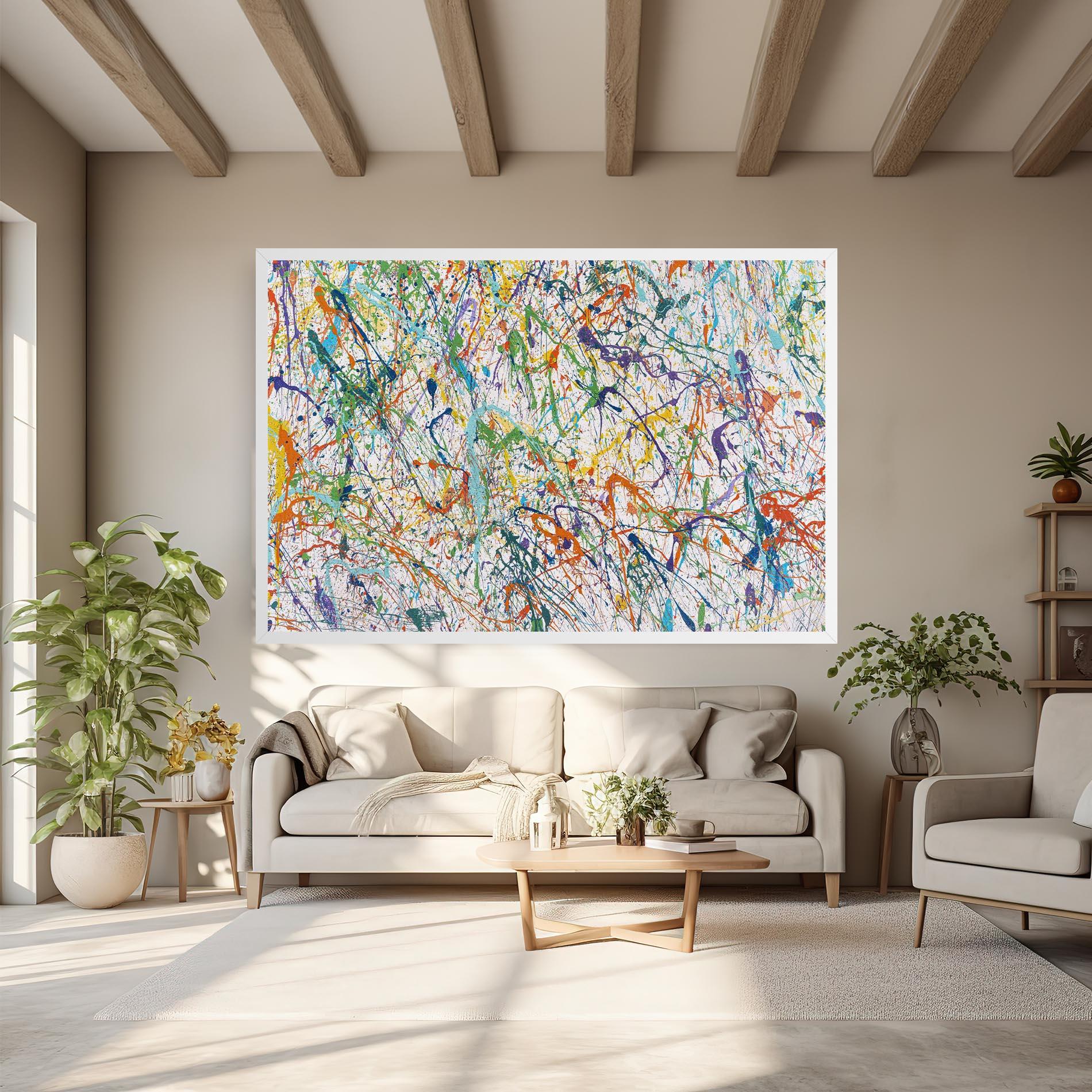 Tablou Canvas Paint Texture mockup 6