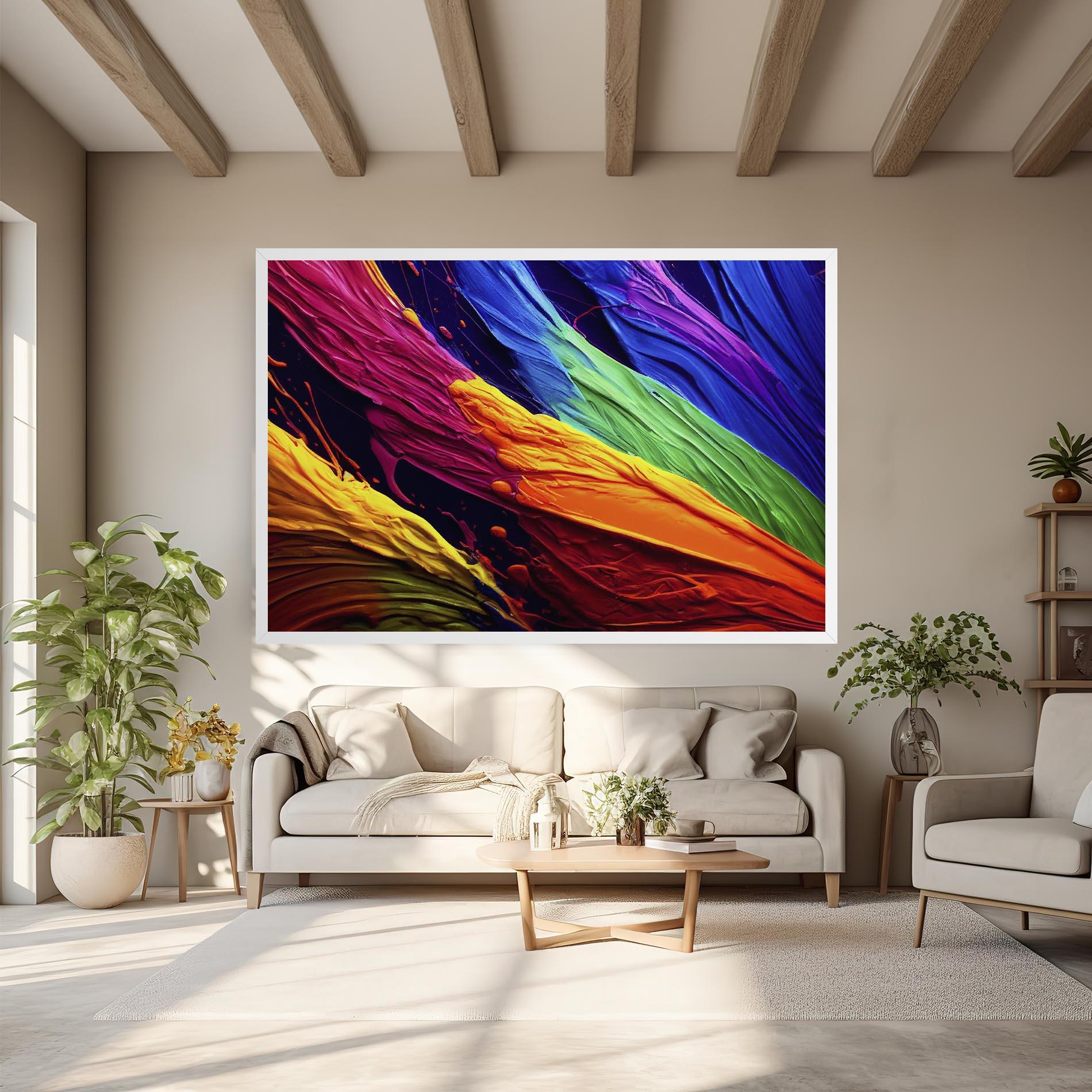 Tablou Canvas Powder Explosion mockup 6