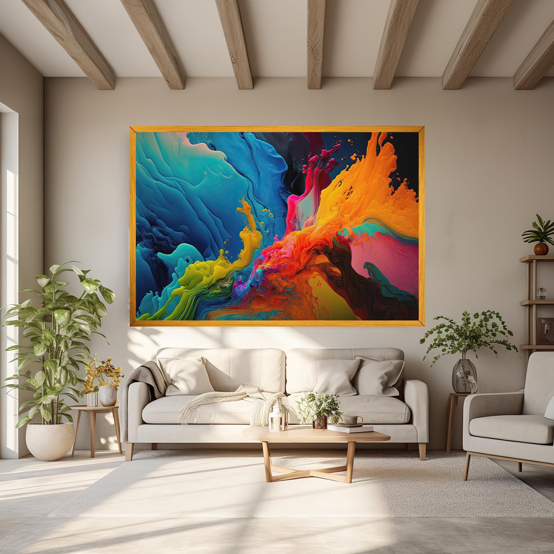 Tablou Canvas Color Floating mockup 6