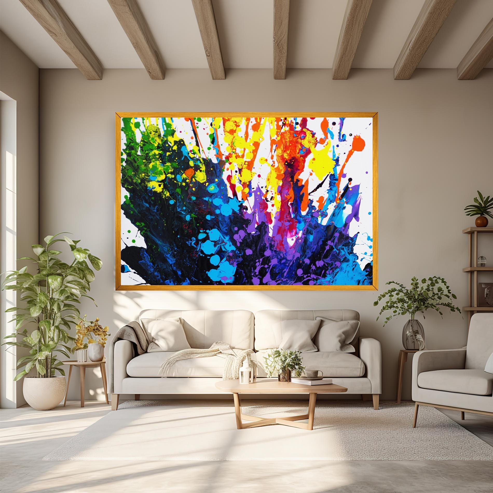 Tablou Canvas Color Splash 2d mockup 6