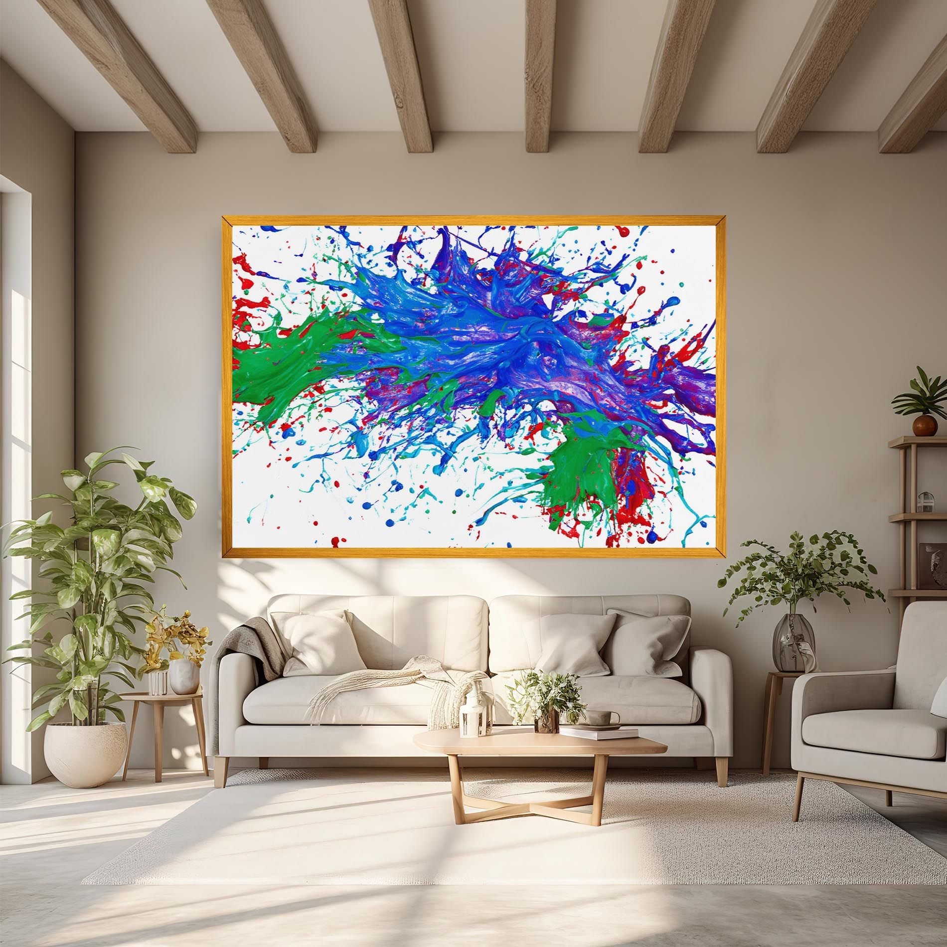 Colorful Blue Purple mockup 6