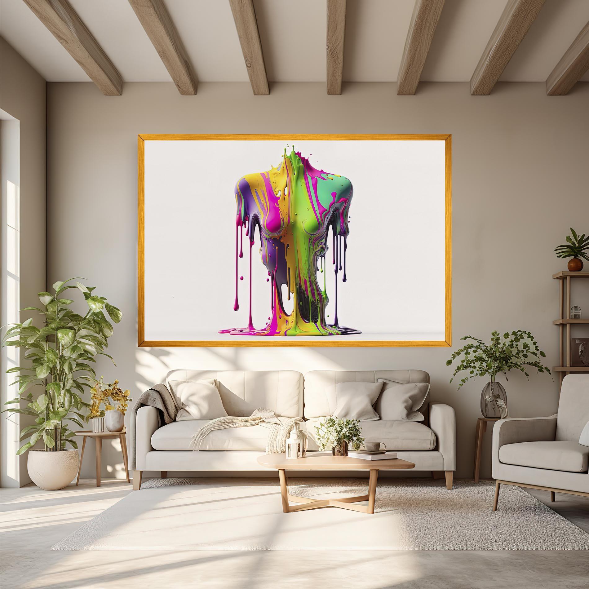 Tablou Canvas Colorful Body mockup 6