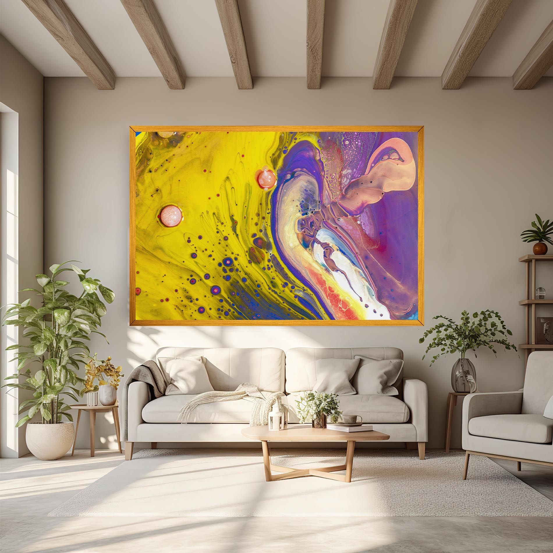 Colorful Liquid Marble mockup 6