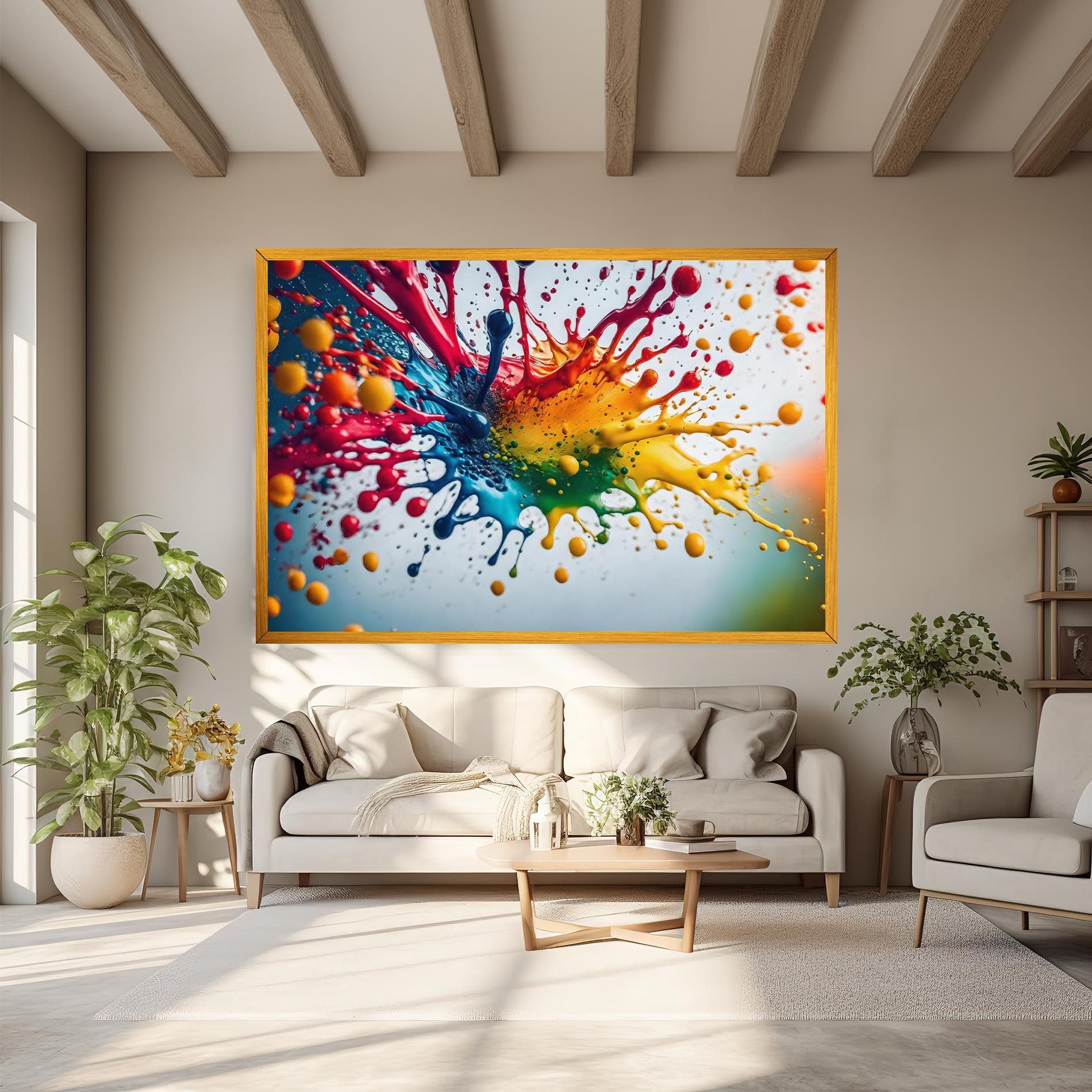 Colorful Splash Rainbow mockup 6