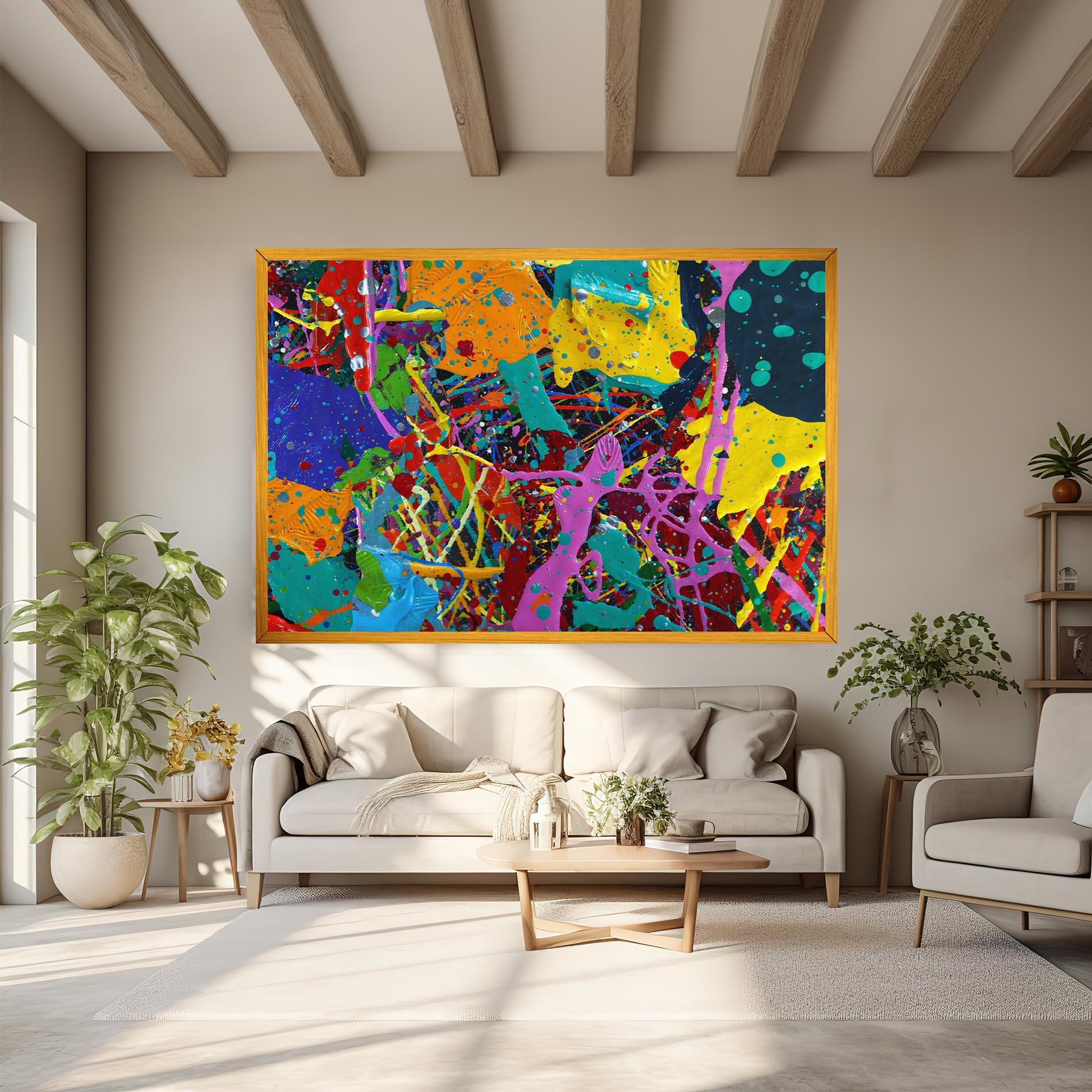 Tablou Canvas Dark Panorama mockup 6