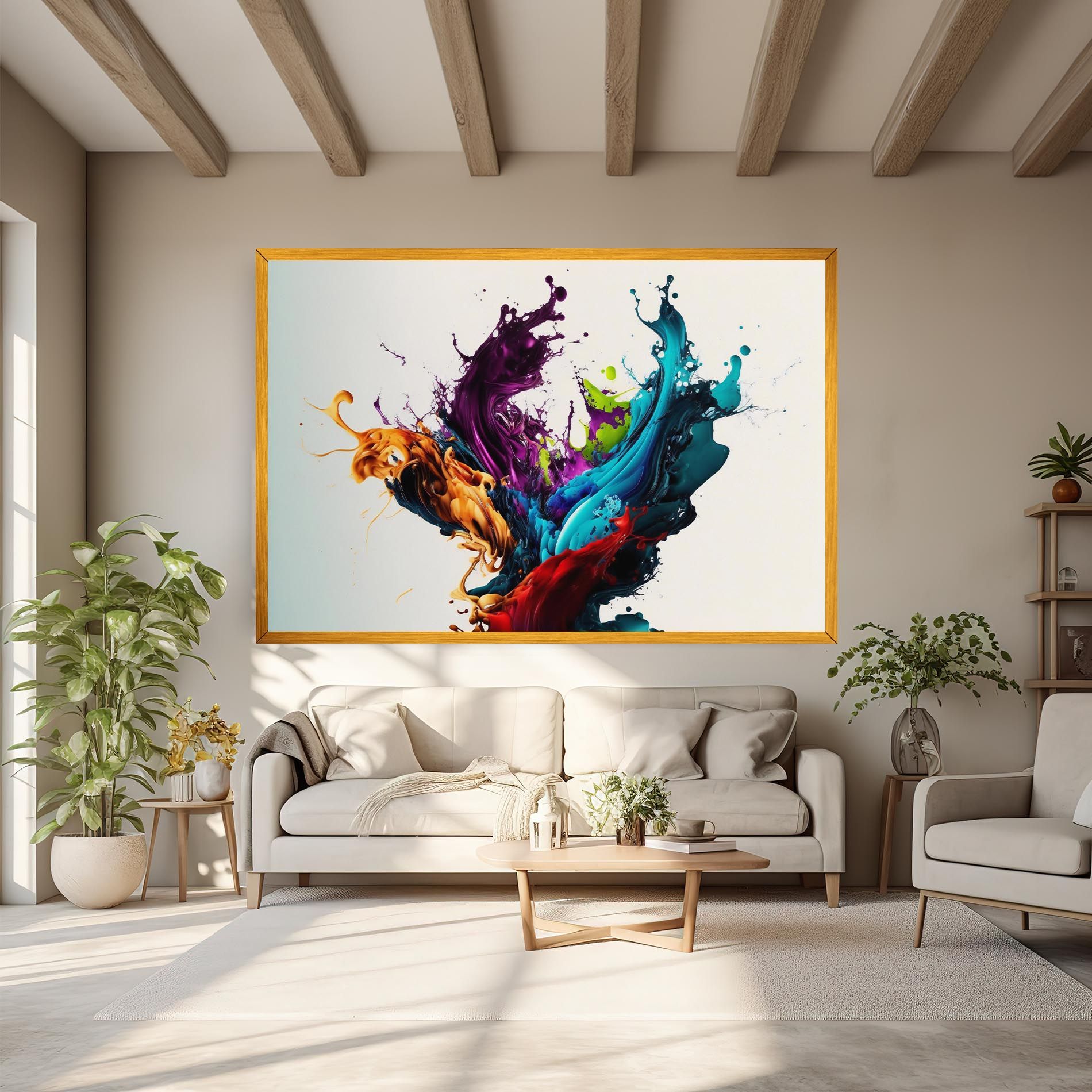 Dark Purple Splash mockup 6