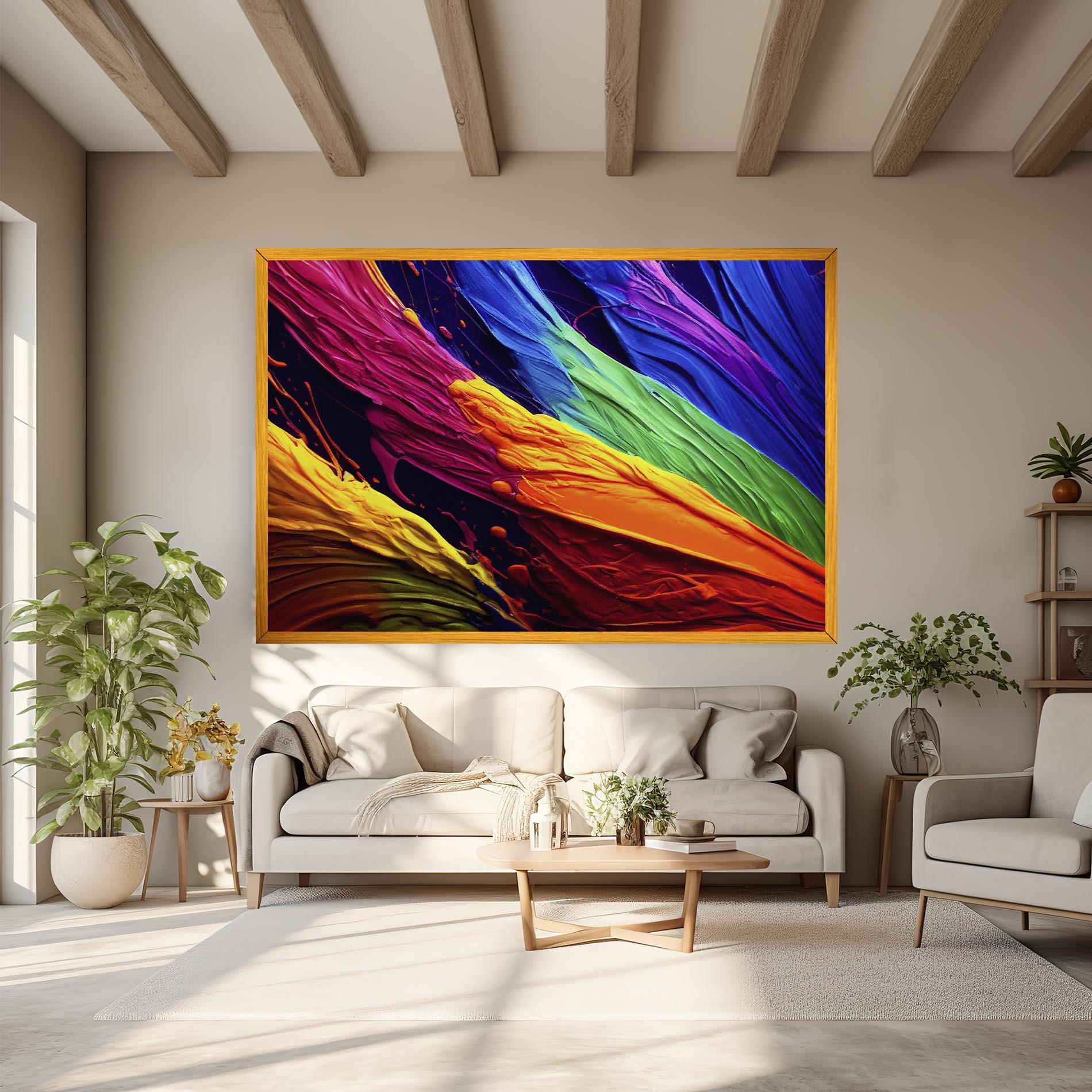 Tablou Canvas Powder Explosion mockup 6