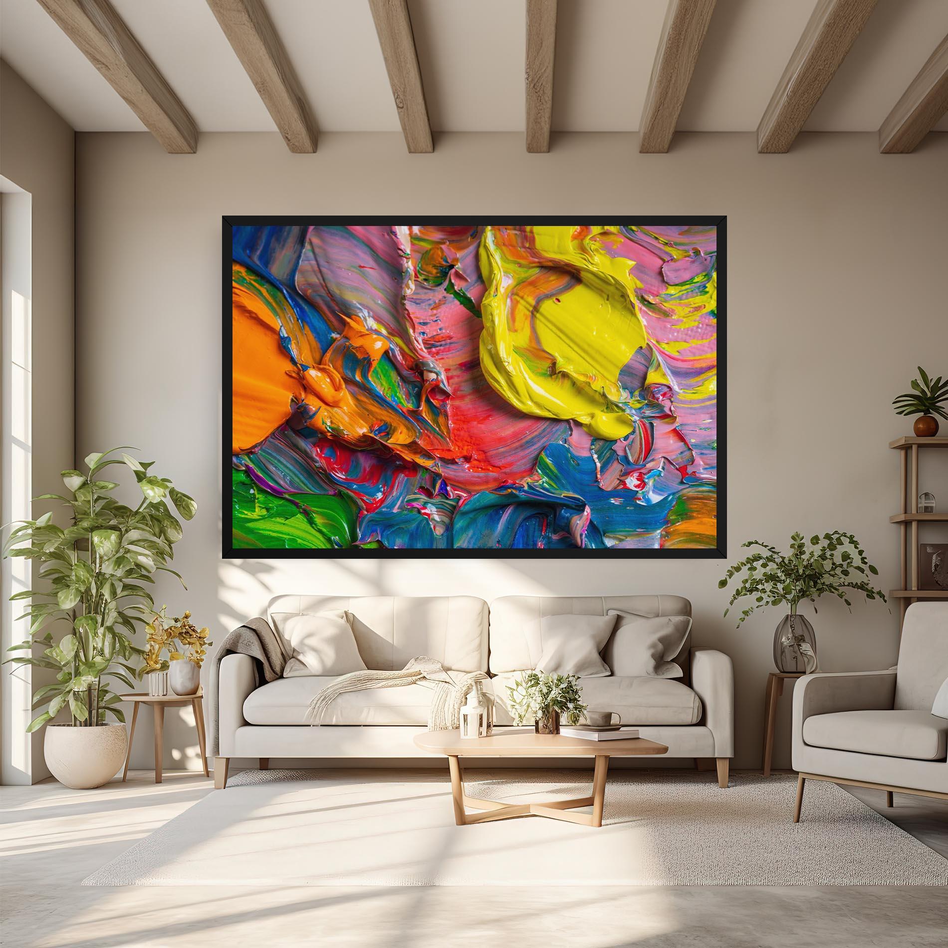 Tablou Canvas Bright Oil Colors mockup 6