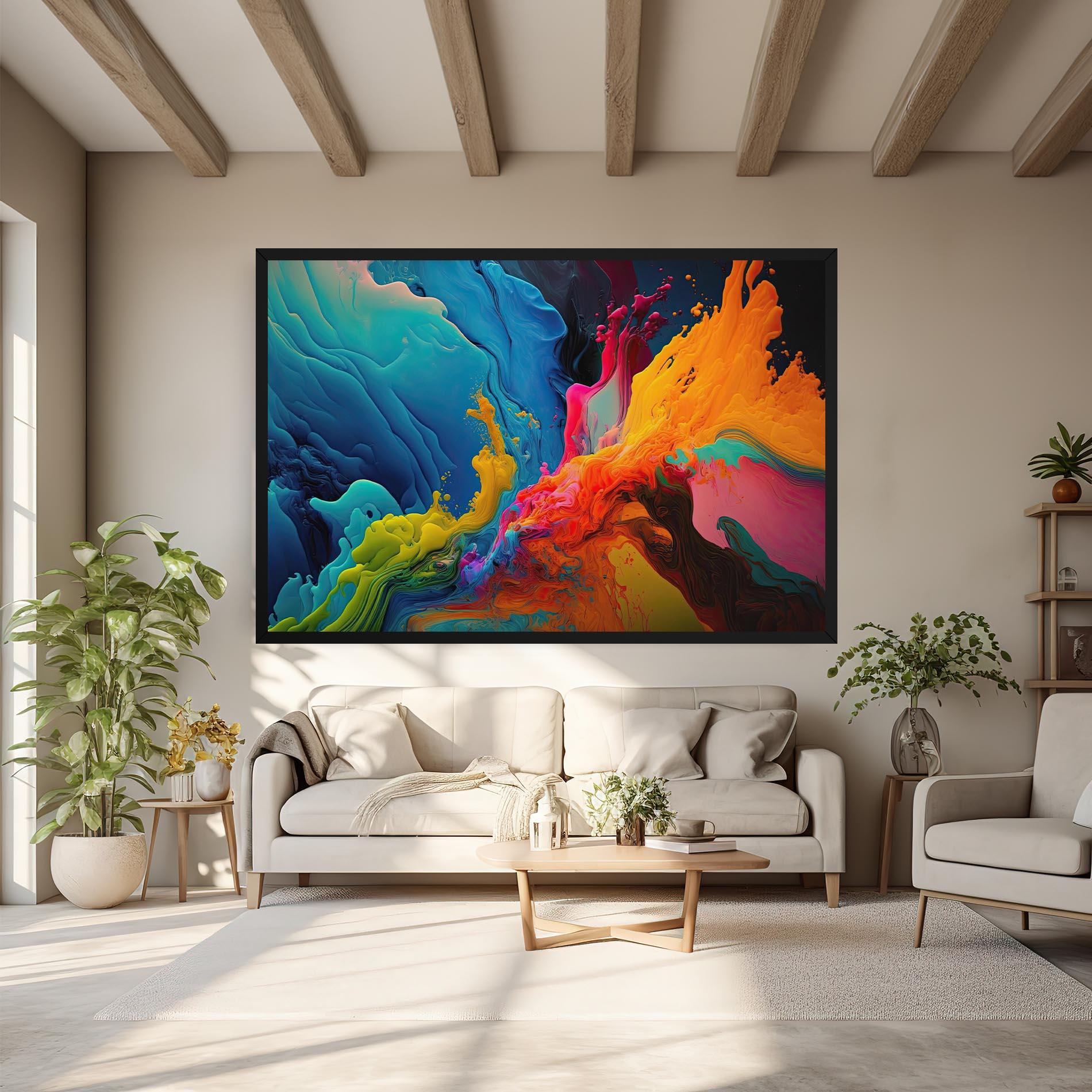 Tablou Canvas Color Floating mockup 6