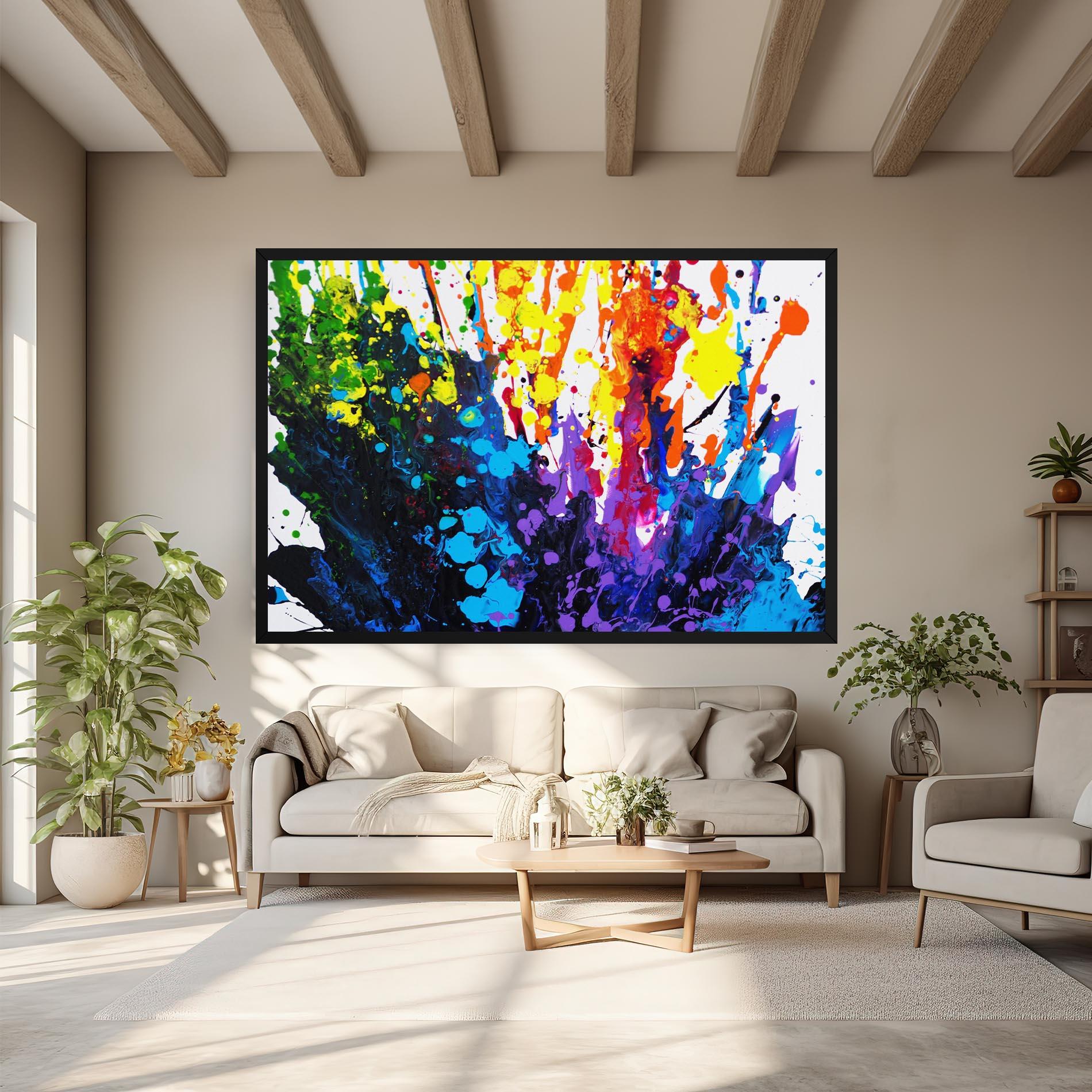 Tablou Canvas Color Splash 2d mockup 6