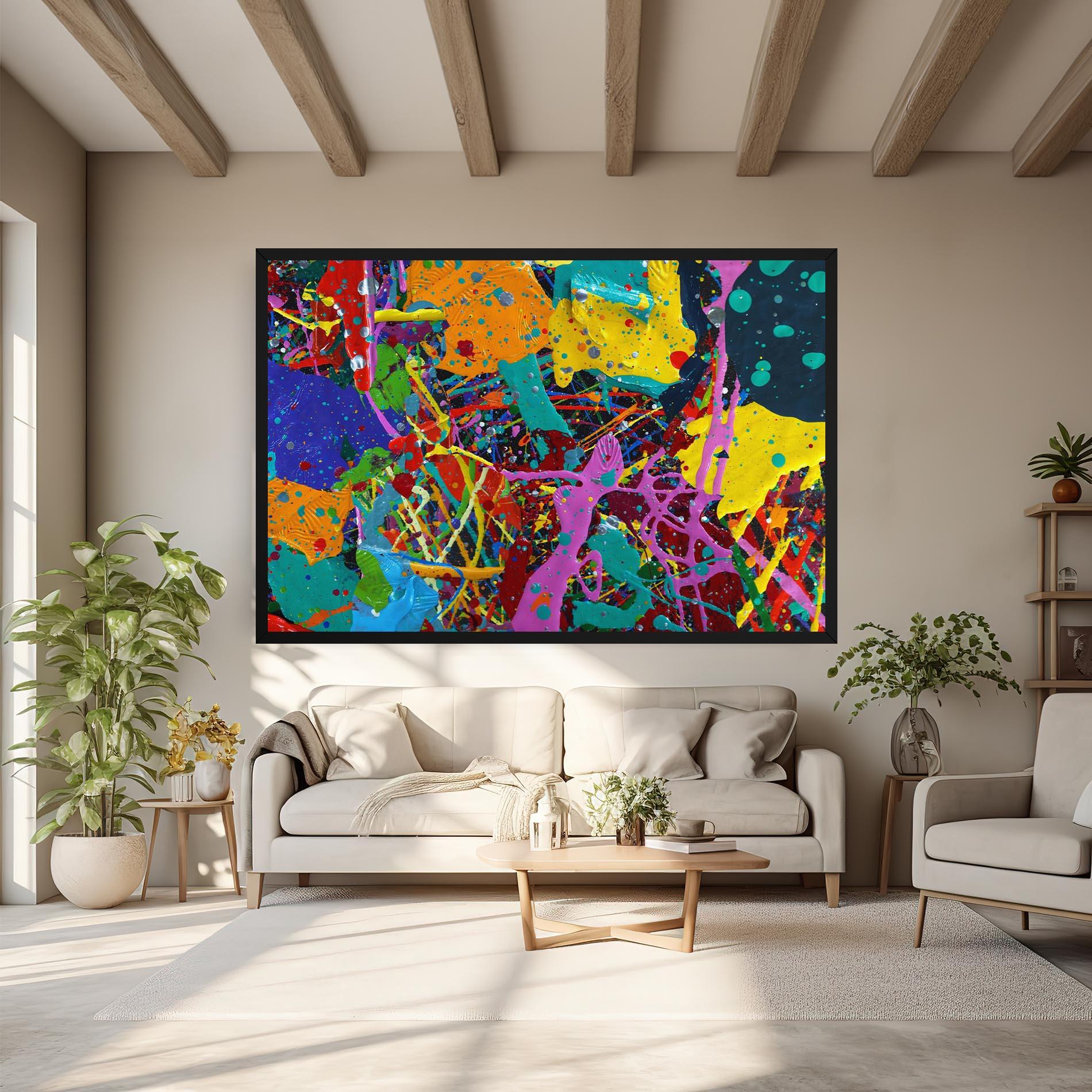 Tablou Canvas Dark Panorama mockup 6