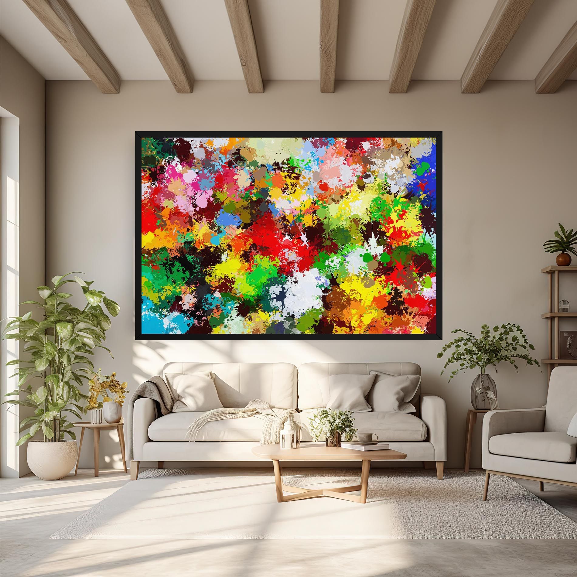 Flowers Shaped Stains mockup 6