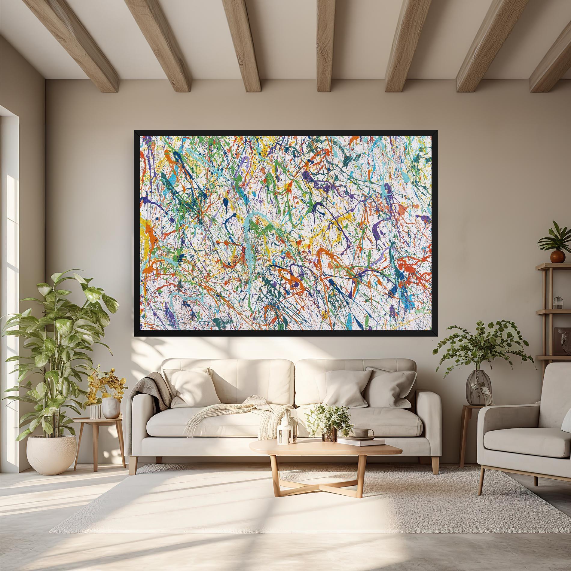 Tablou Canvas Paint Texture mockup 6