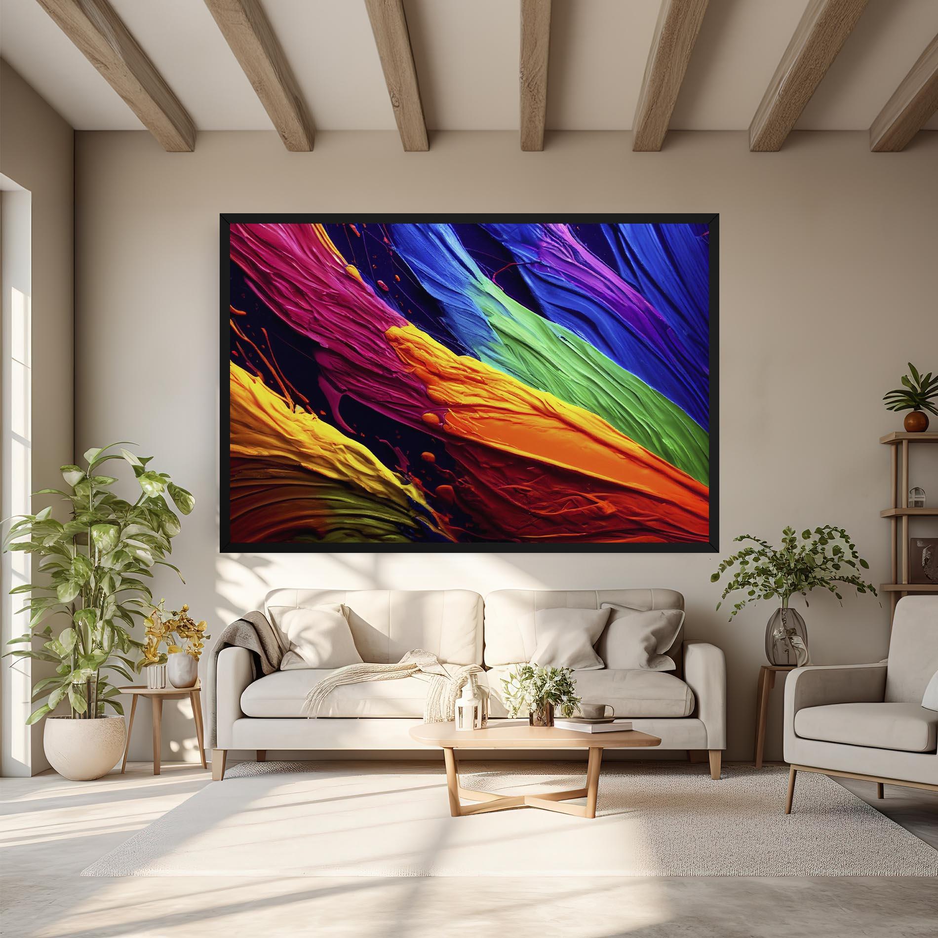 Tablou Canvas Powder Explosion mockup 6