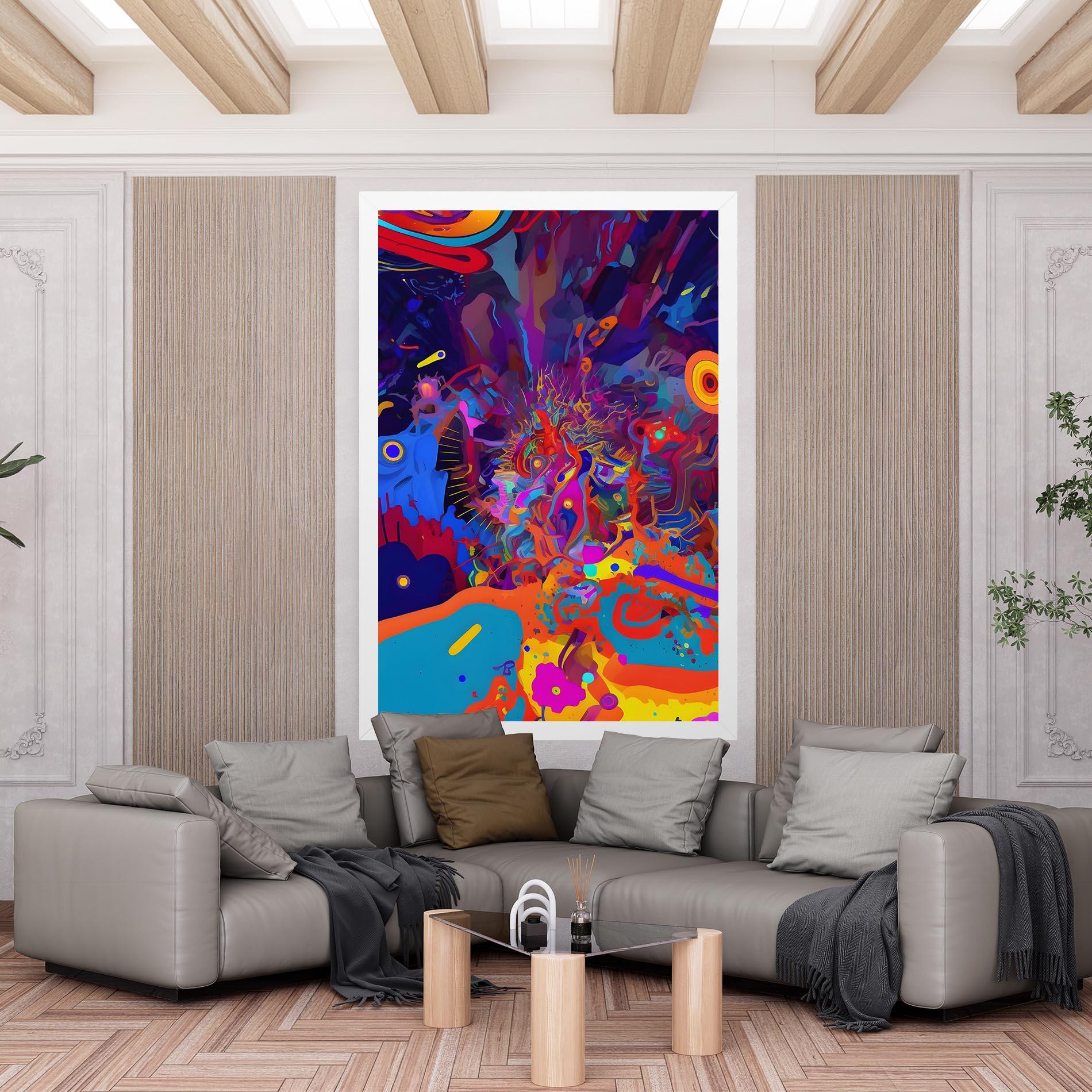 Tablou Canvas Abstract Color Work mockup 6