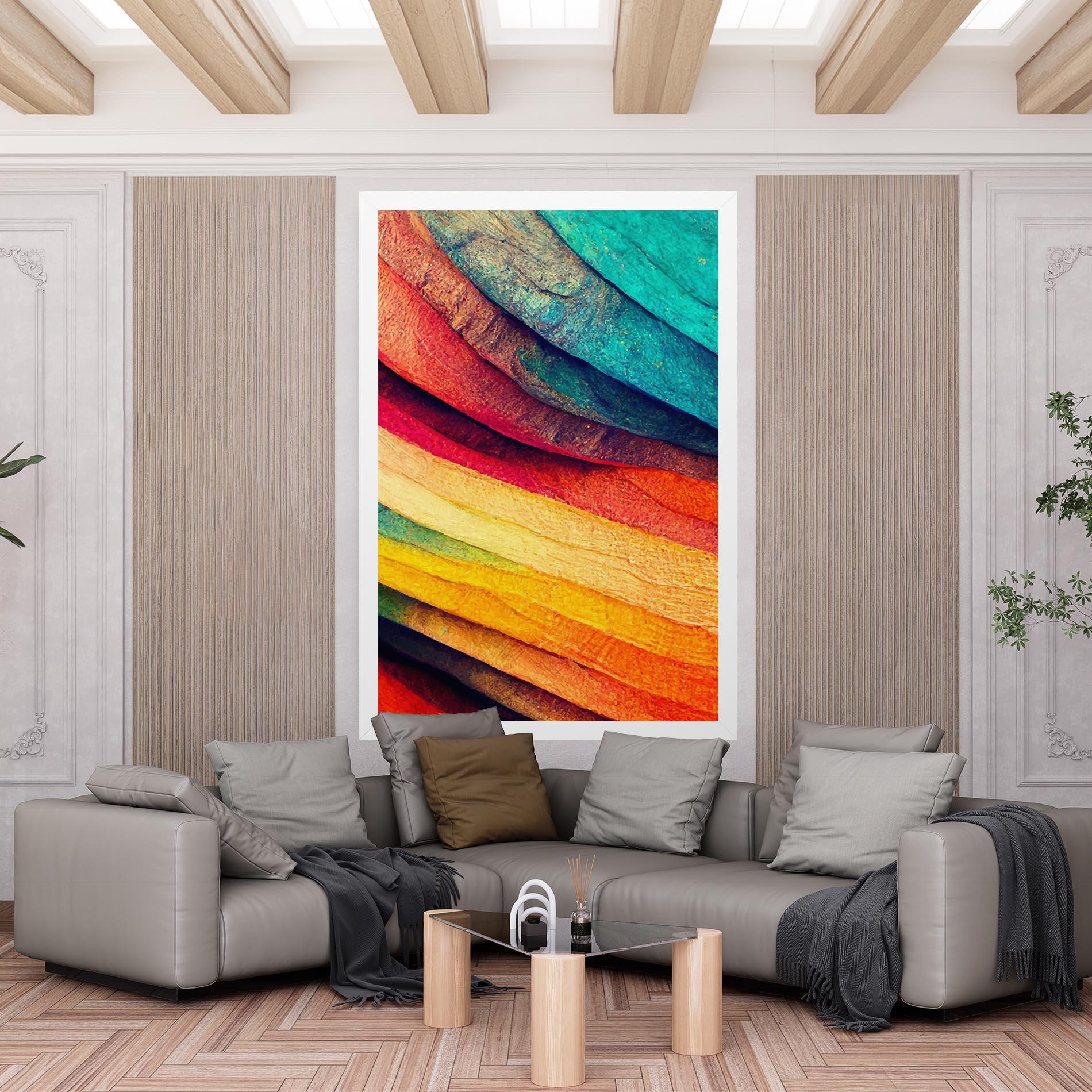 Tablou Canvas Autumn Abstract Color mockup 6