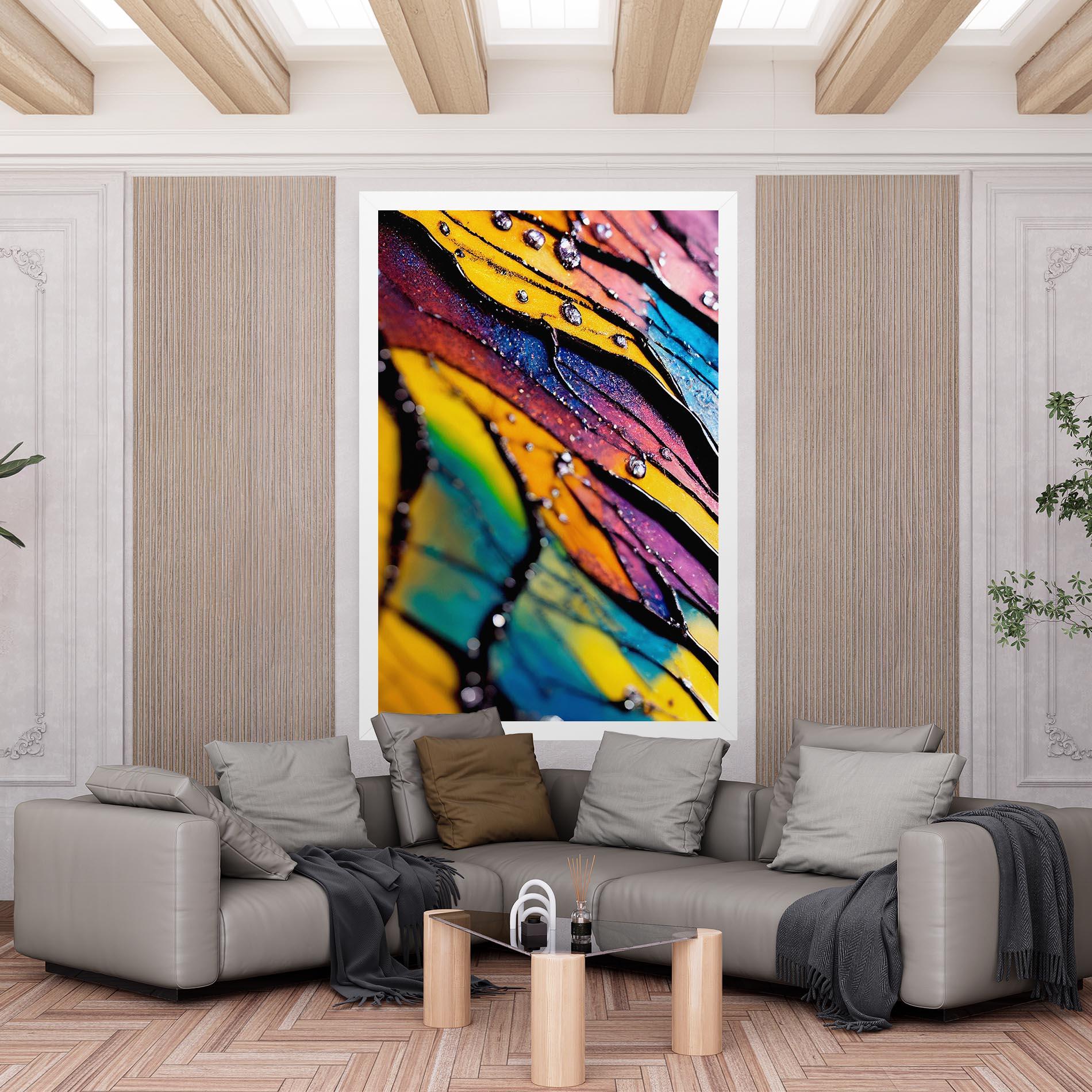 Tablou Canvas Beautiful Colorful Epoxy mockup 6