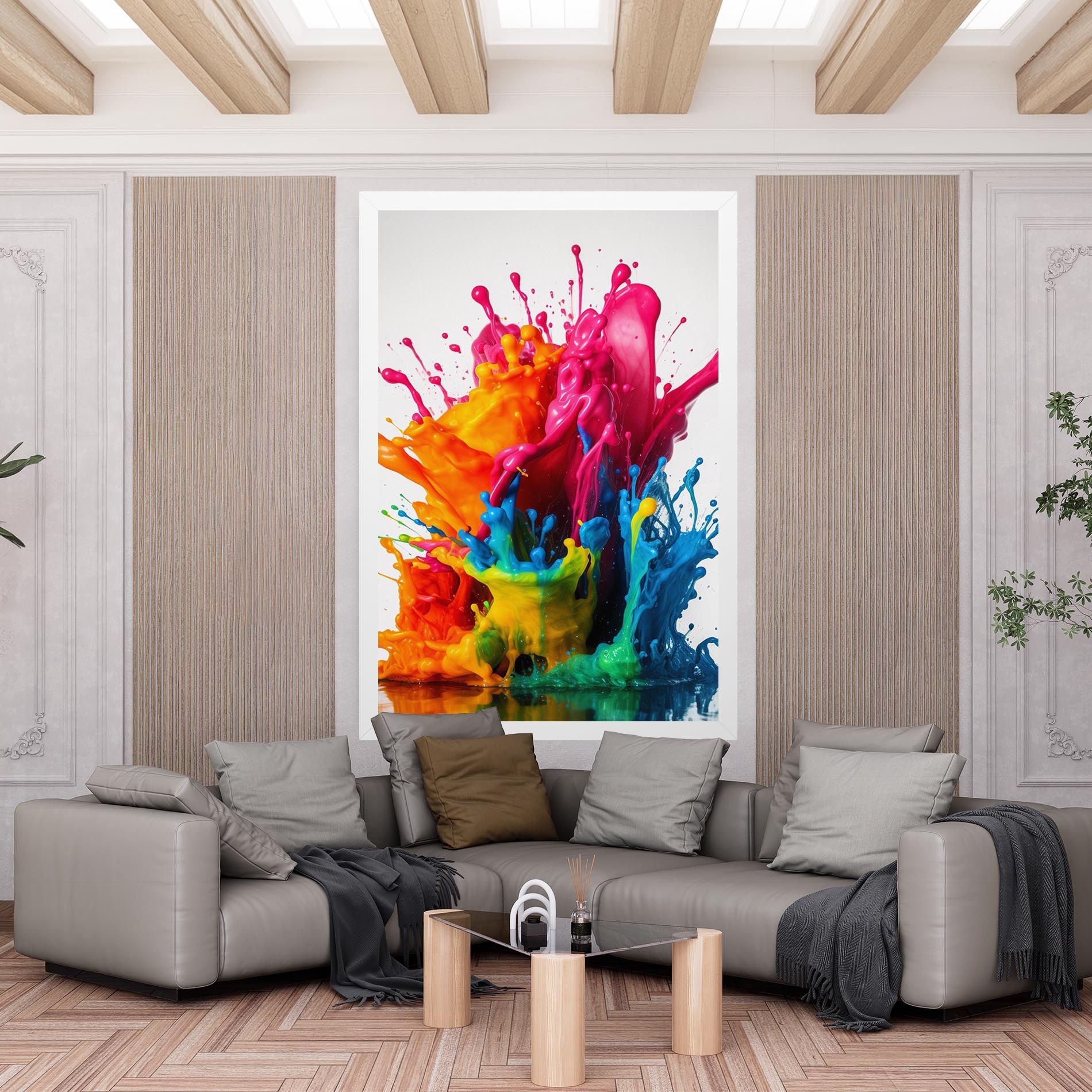 Colorful Explosion Paint mockup 6