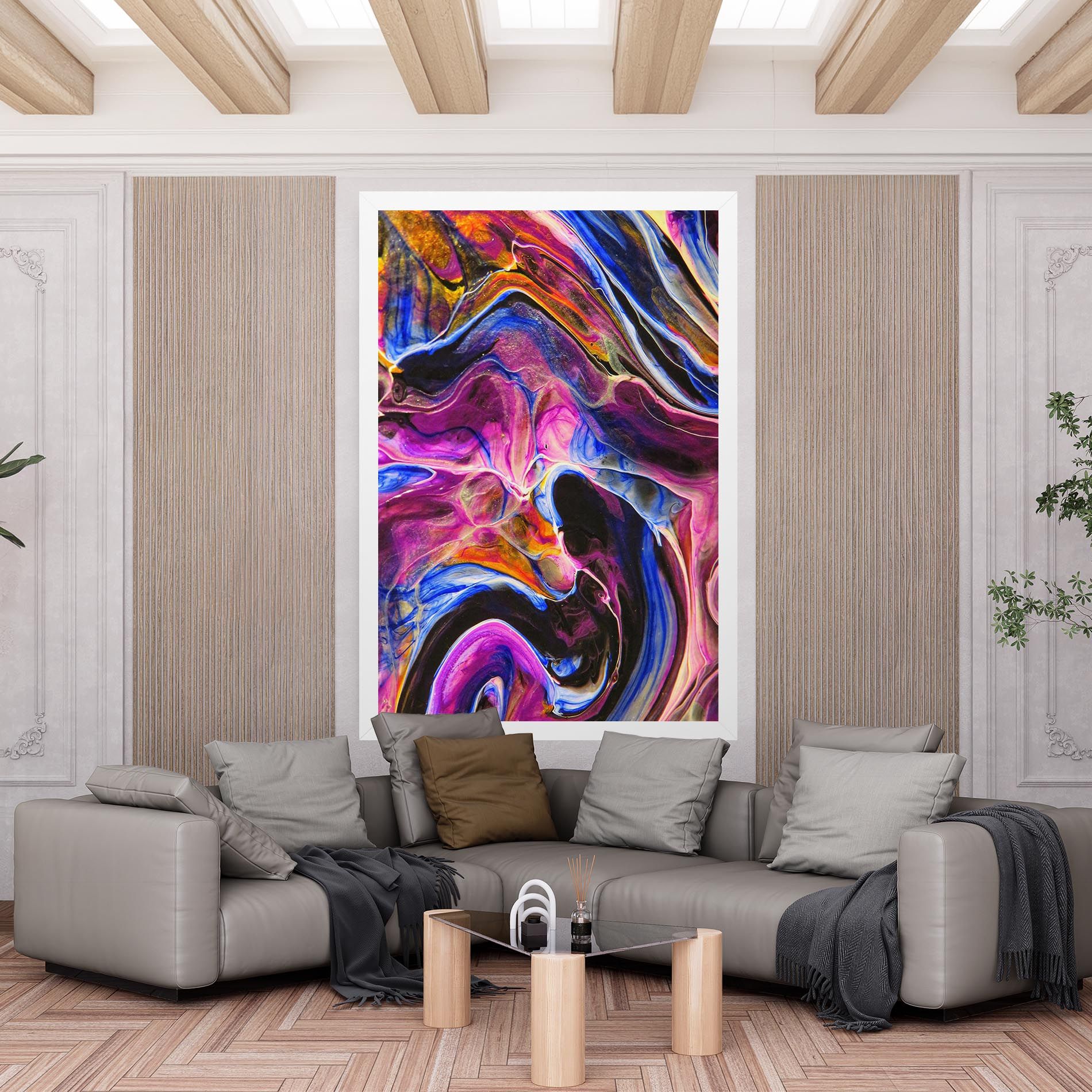 Colourful Abstract Shades mockup 6