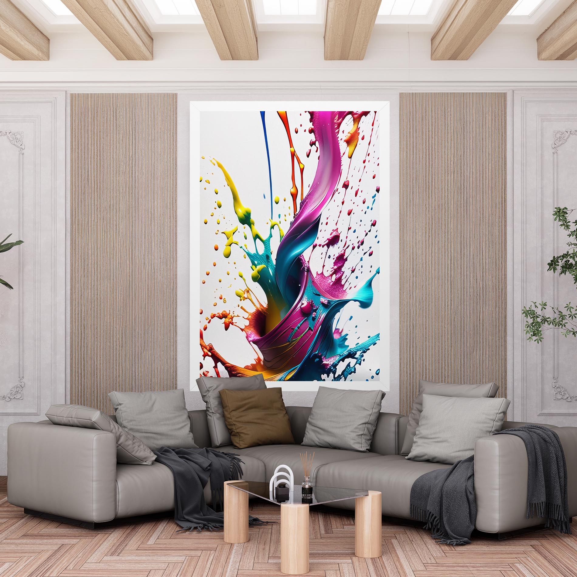 Purple Blue Splash mockup 6