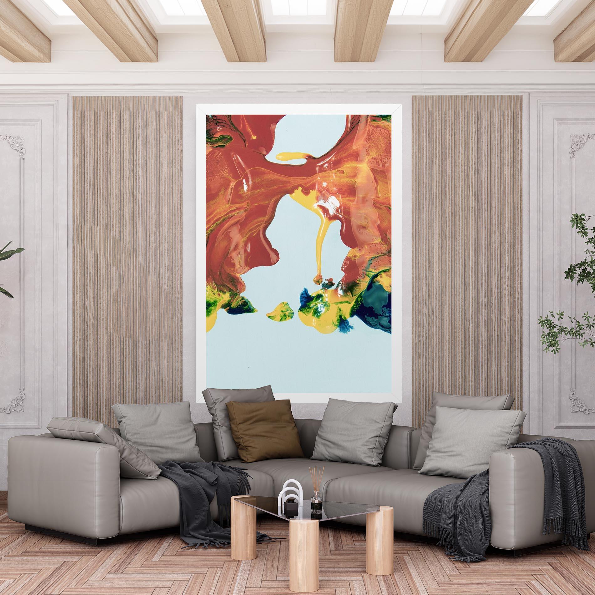 Tablou Canvas Spilled Paint mockup 6