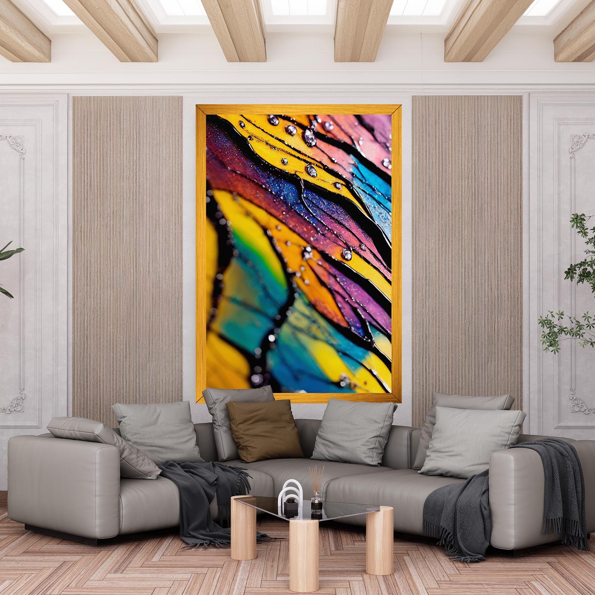 Beautiful Colorful Epoxy mockup 6