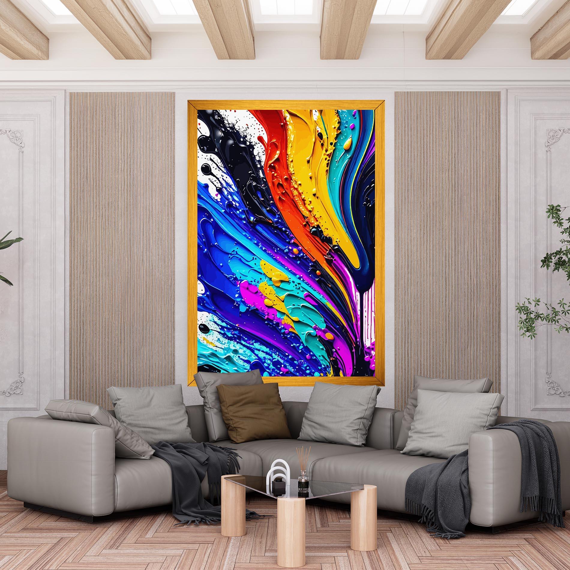 Tablou Canvas Beautiful Splash mockup 6