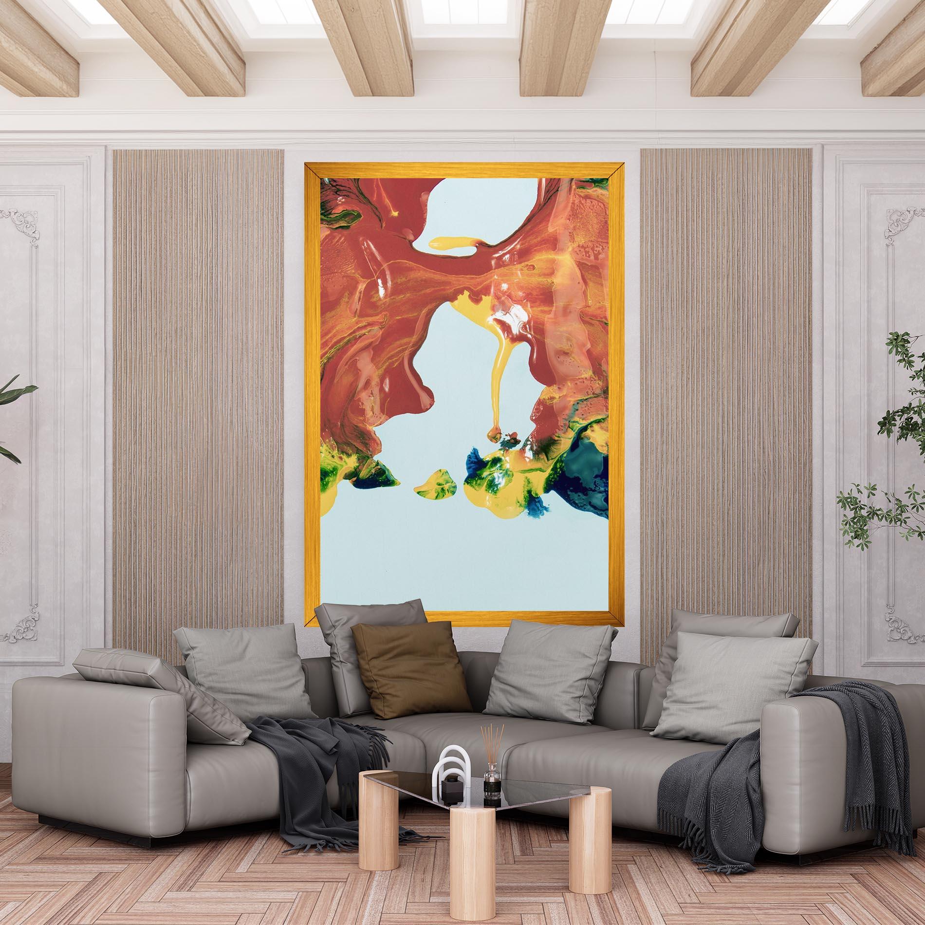 Tablou Canvas Spilled Paint mockup 6