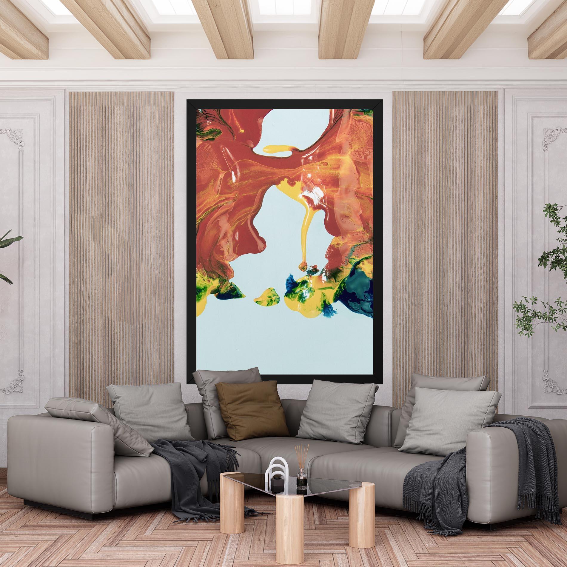 Tablou Canvas Spilled Paint mockup 6