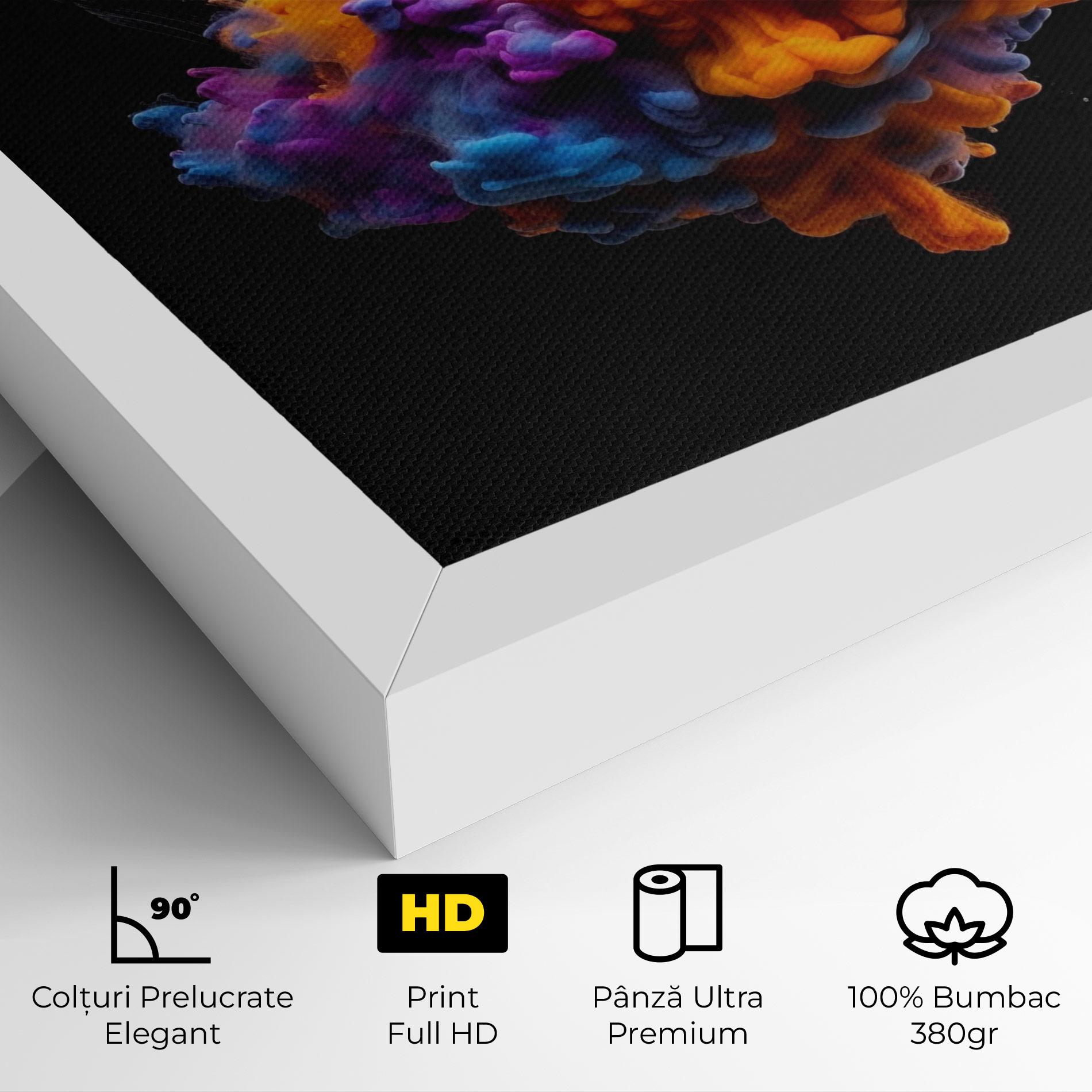 Tablou Canvas Colorful Cloud Liquid mockup 4