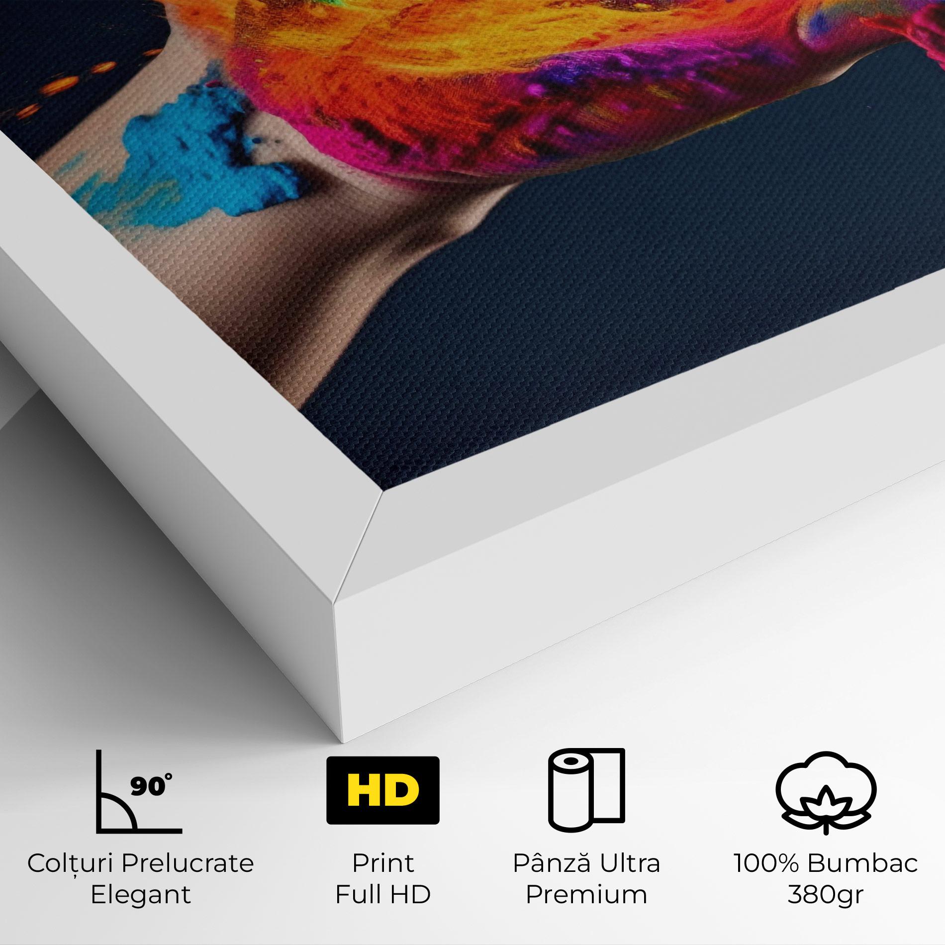 Tablou Canvas Colorful Hand mockup 4
