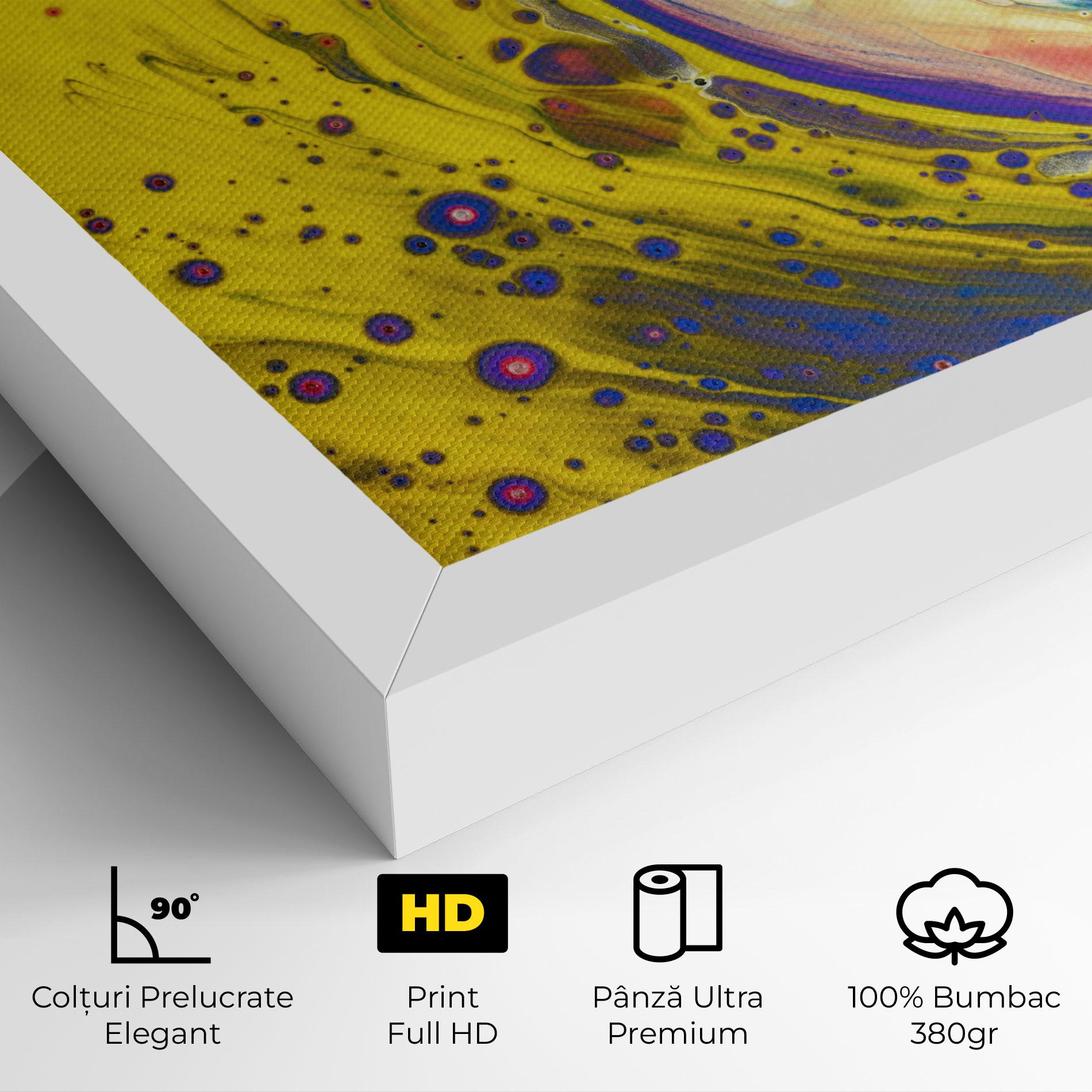 Tablou Canvas Colorful Liquid Marble mockup 4