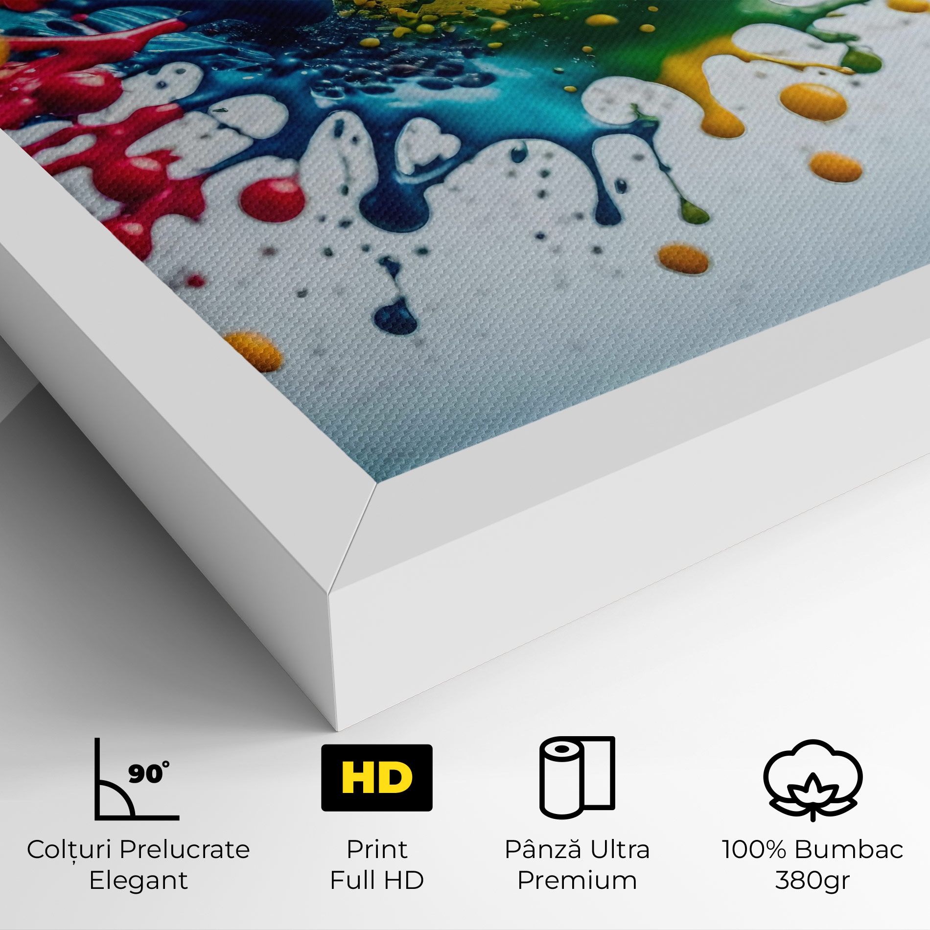 Colorful Splash Rainbow mockup 4