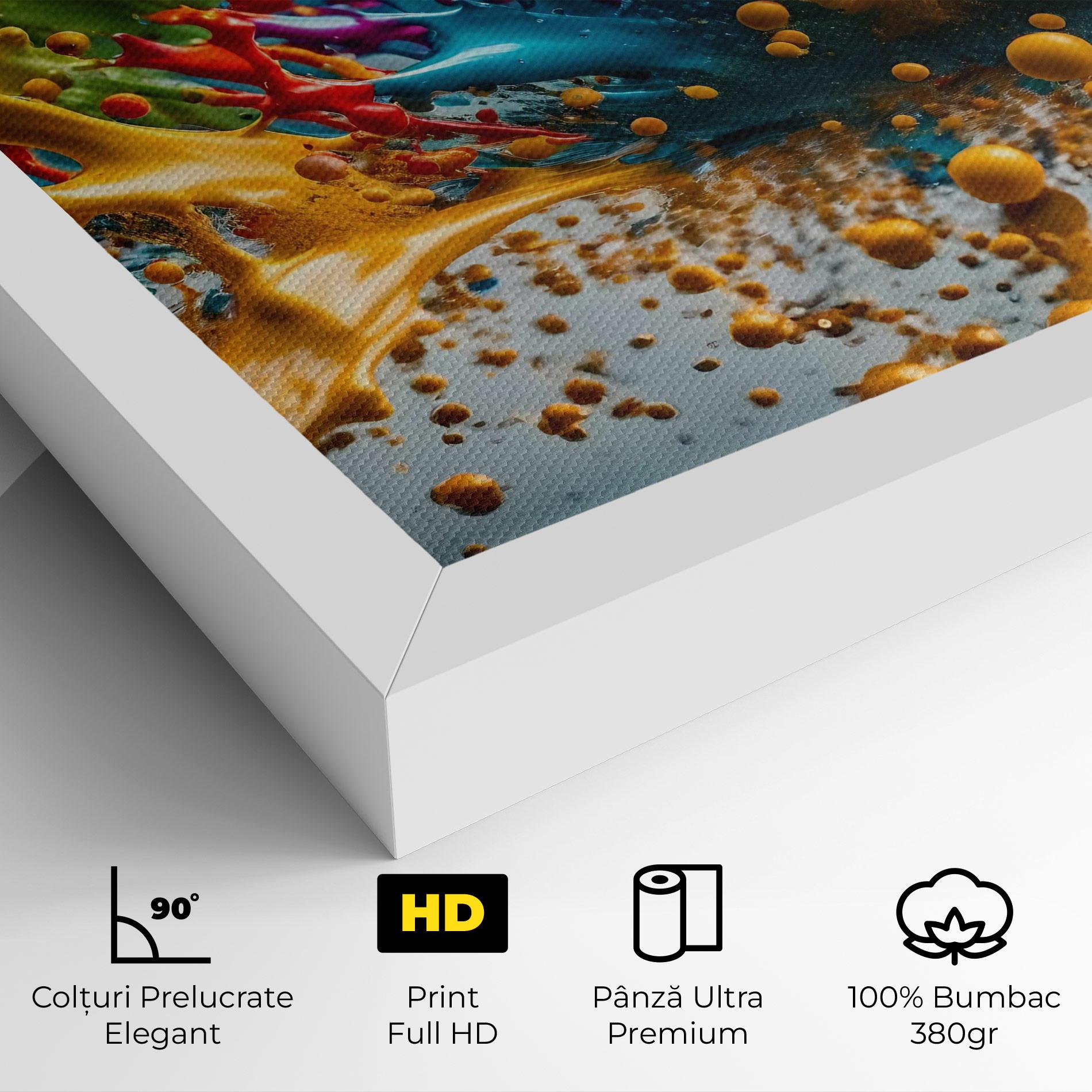Tablou Canvas Colorful Water Splash mockup 4