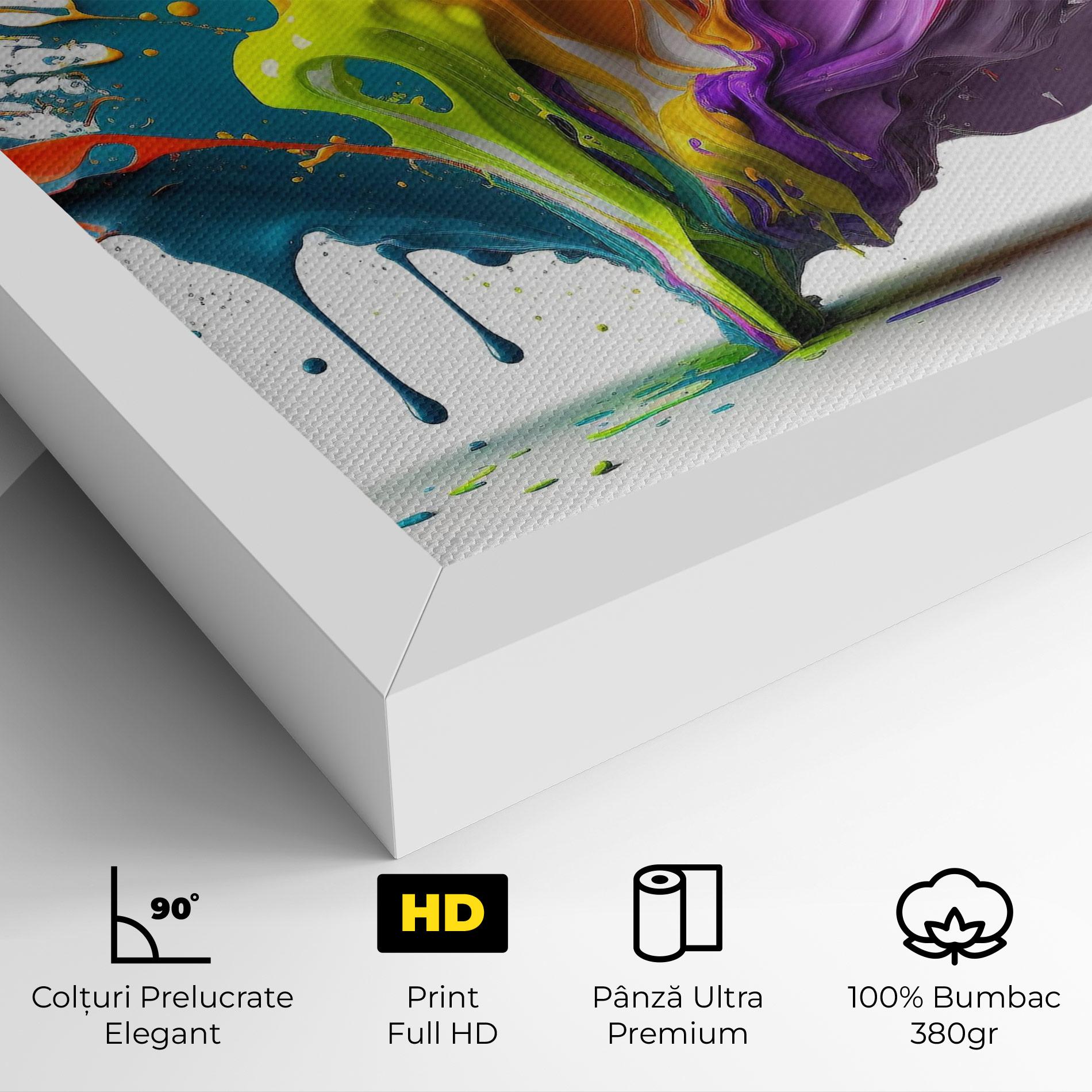 Tablou Canvas Exploding Mixed Liquid mockup 4