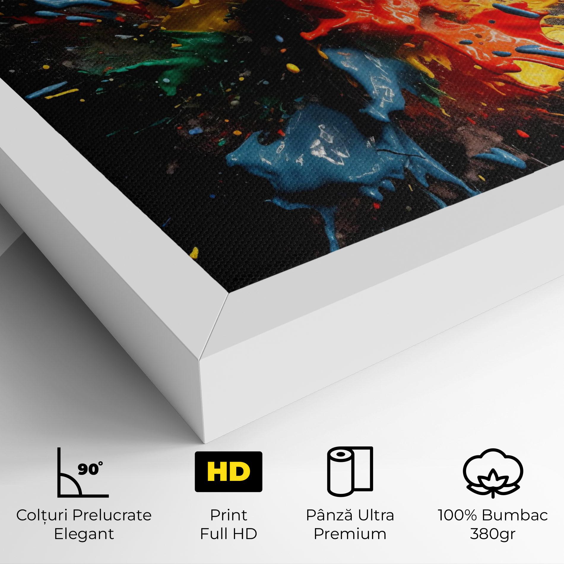 Tablou Canvas Floating Color Splash mockup 4