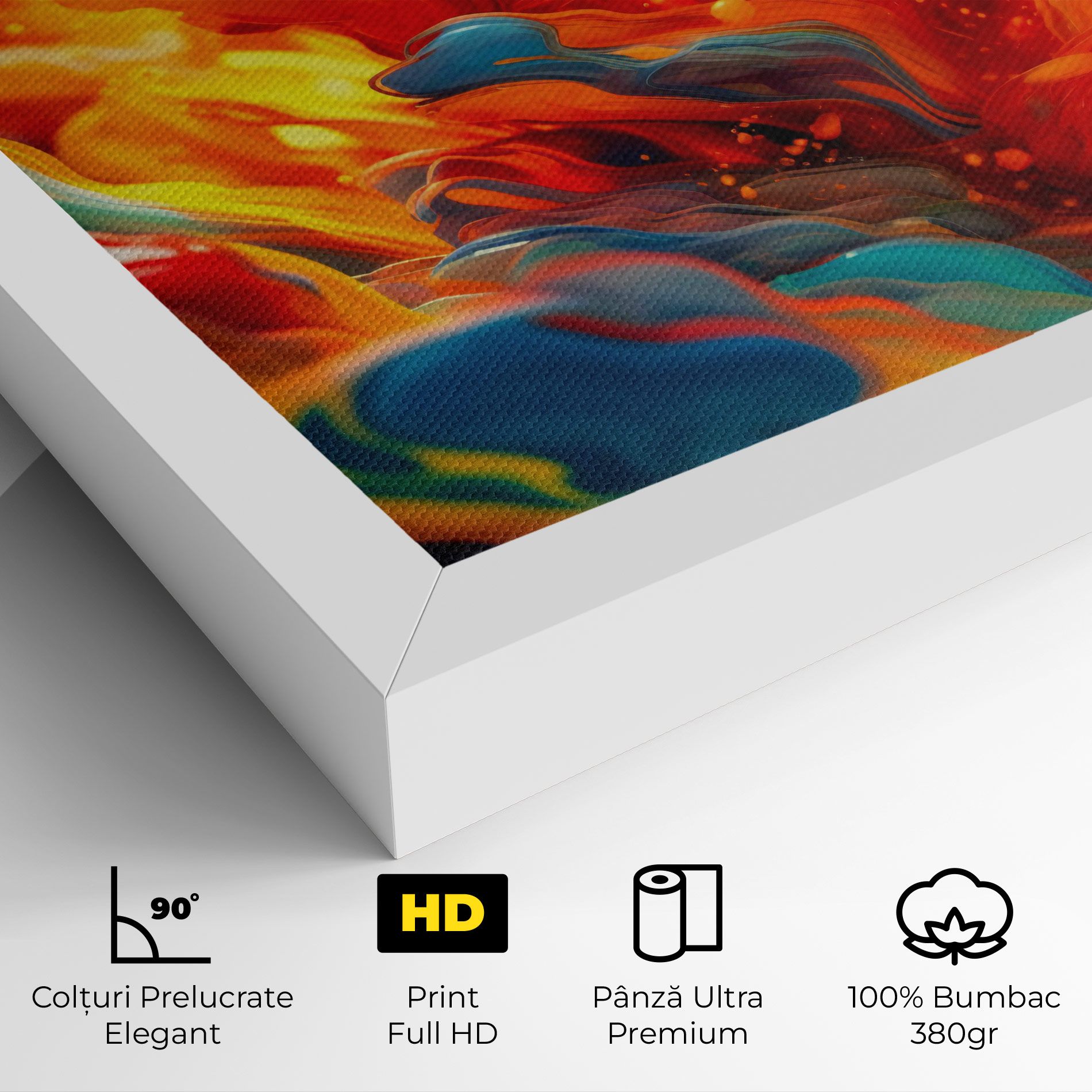 Red Color Flames mockup 4