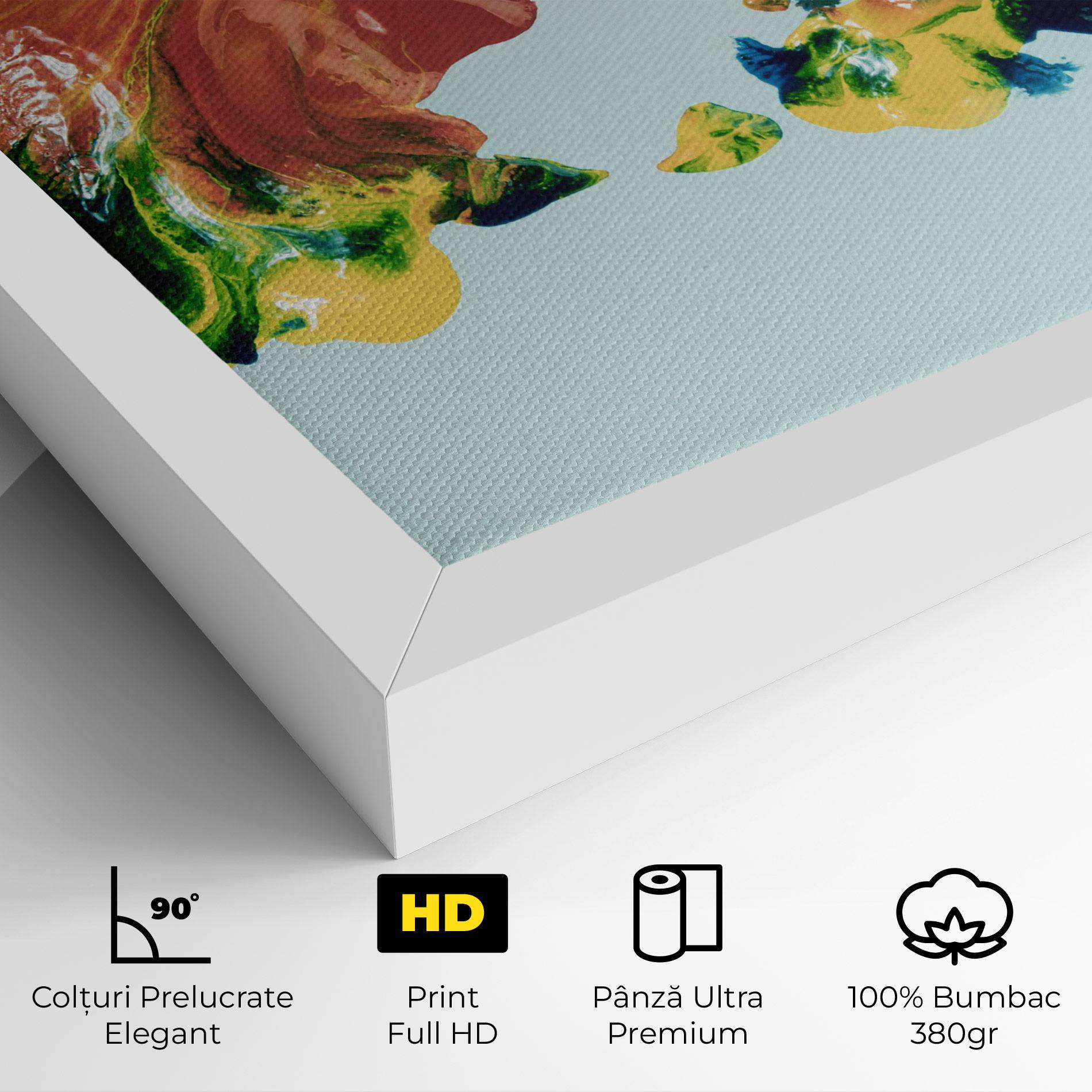 Tablou Canvas Spilled Paint mockup 4