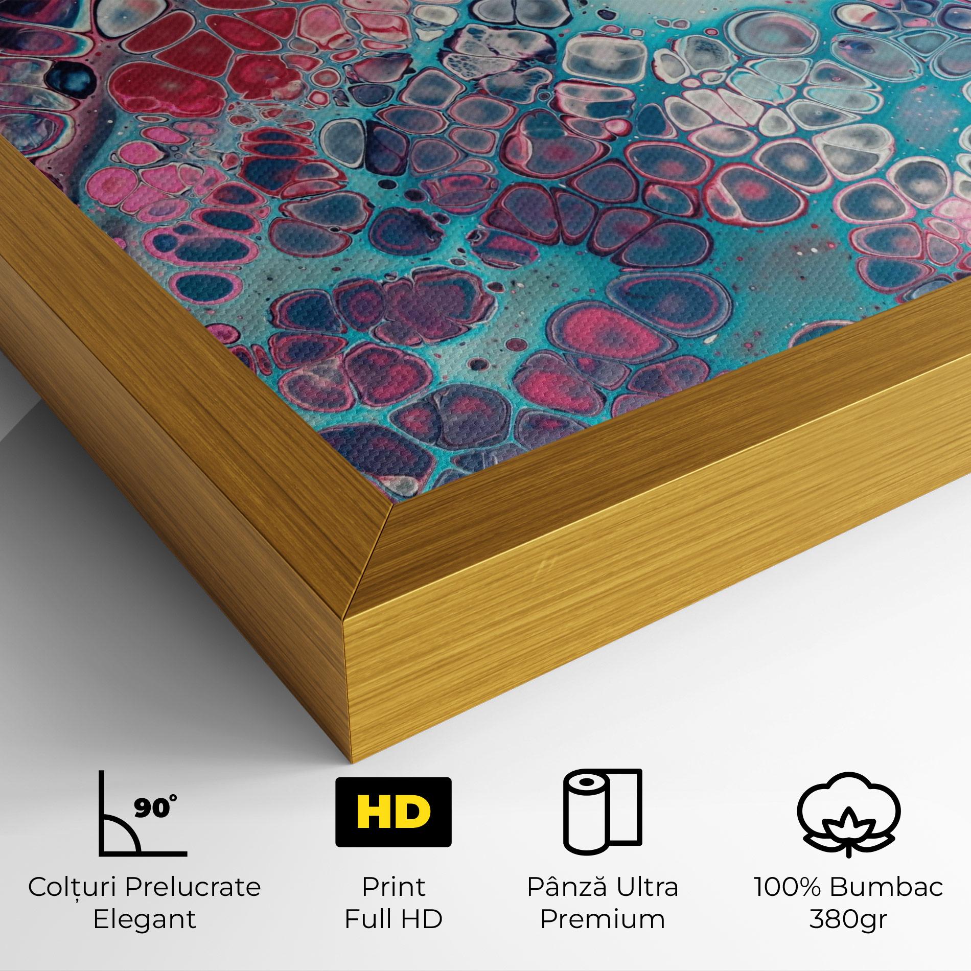 Tablou Canvas Abstract Blue Objects mockup 4