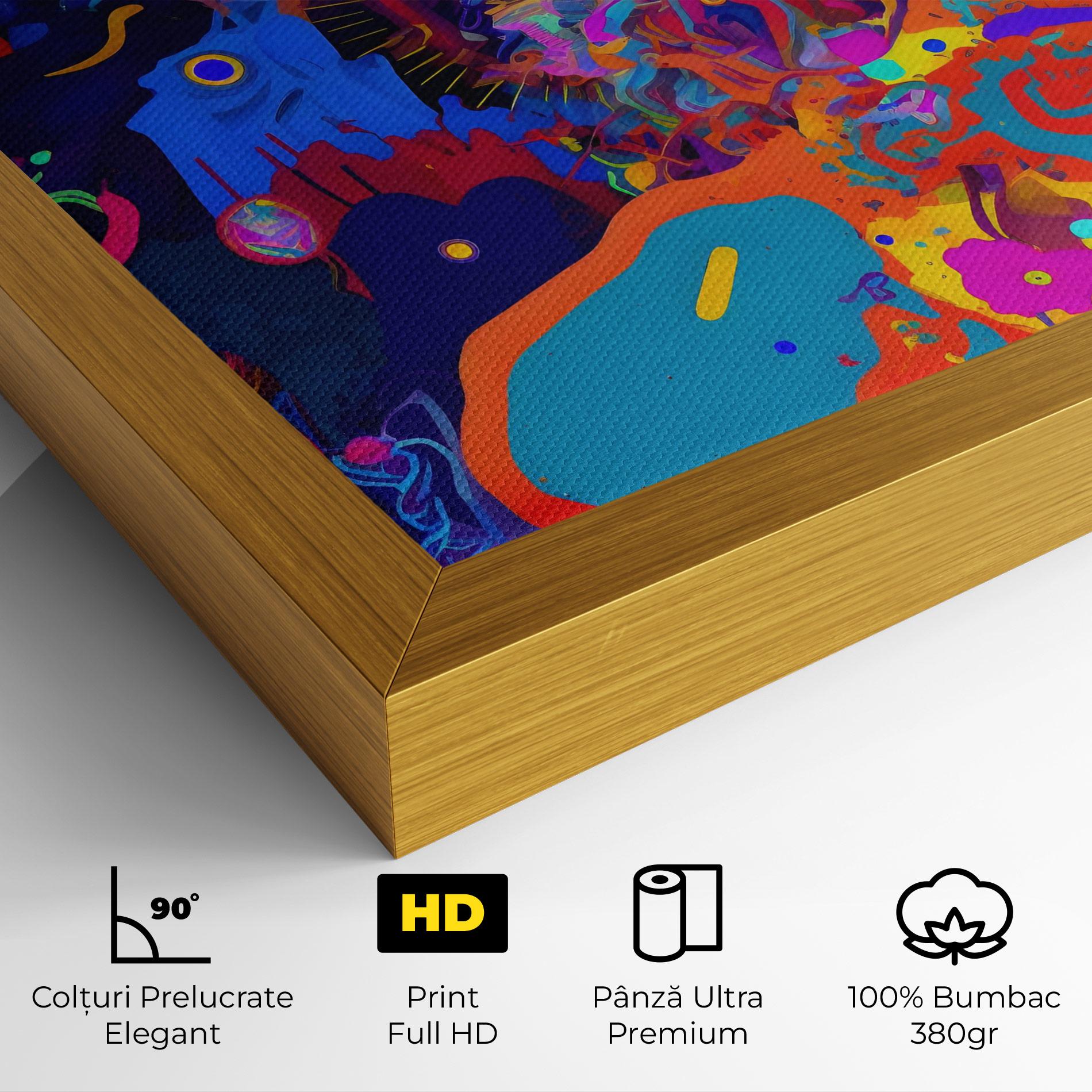 Tablou Canvas Abstract Color Work mockup 4
