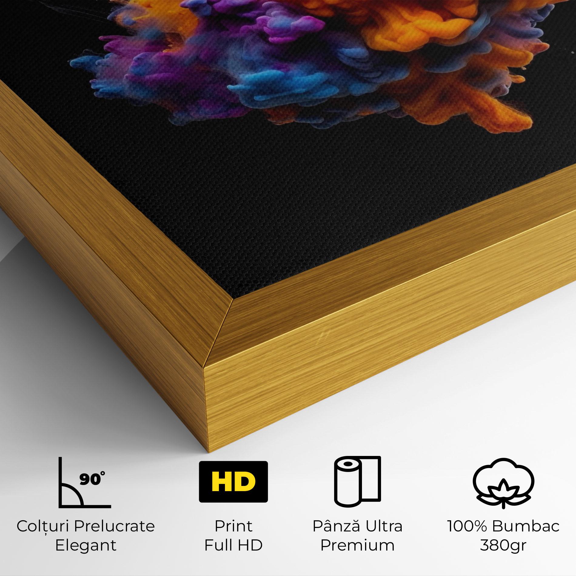 Tablou Canvas Colorful Cloud Liquid mockup 4