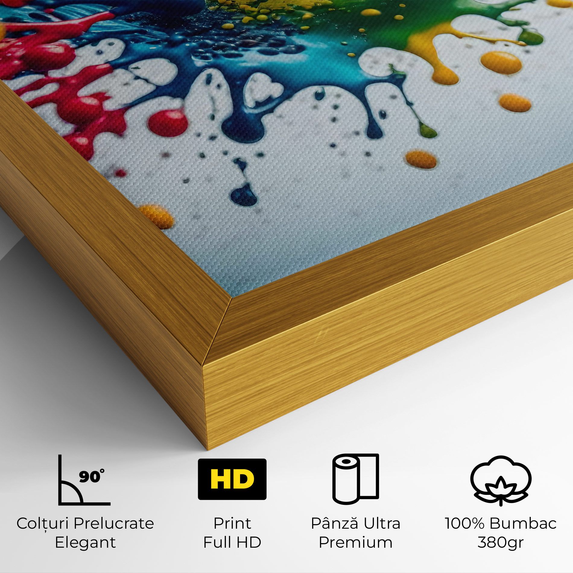 Colorful Splash Rainbow mockup 4