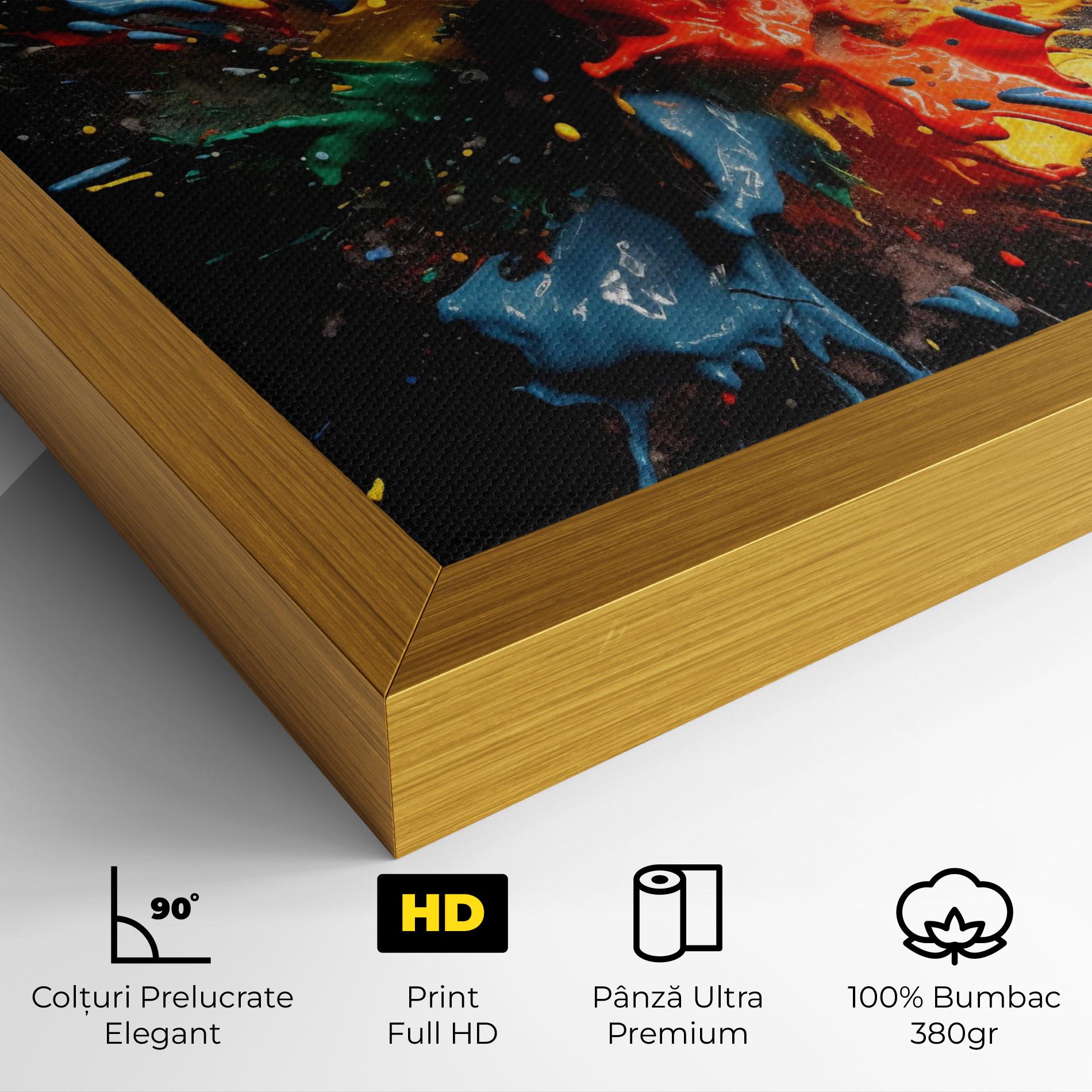 Tablou Canvas Floating Color Splash mockup 4
