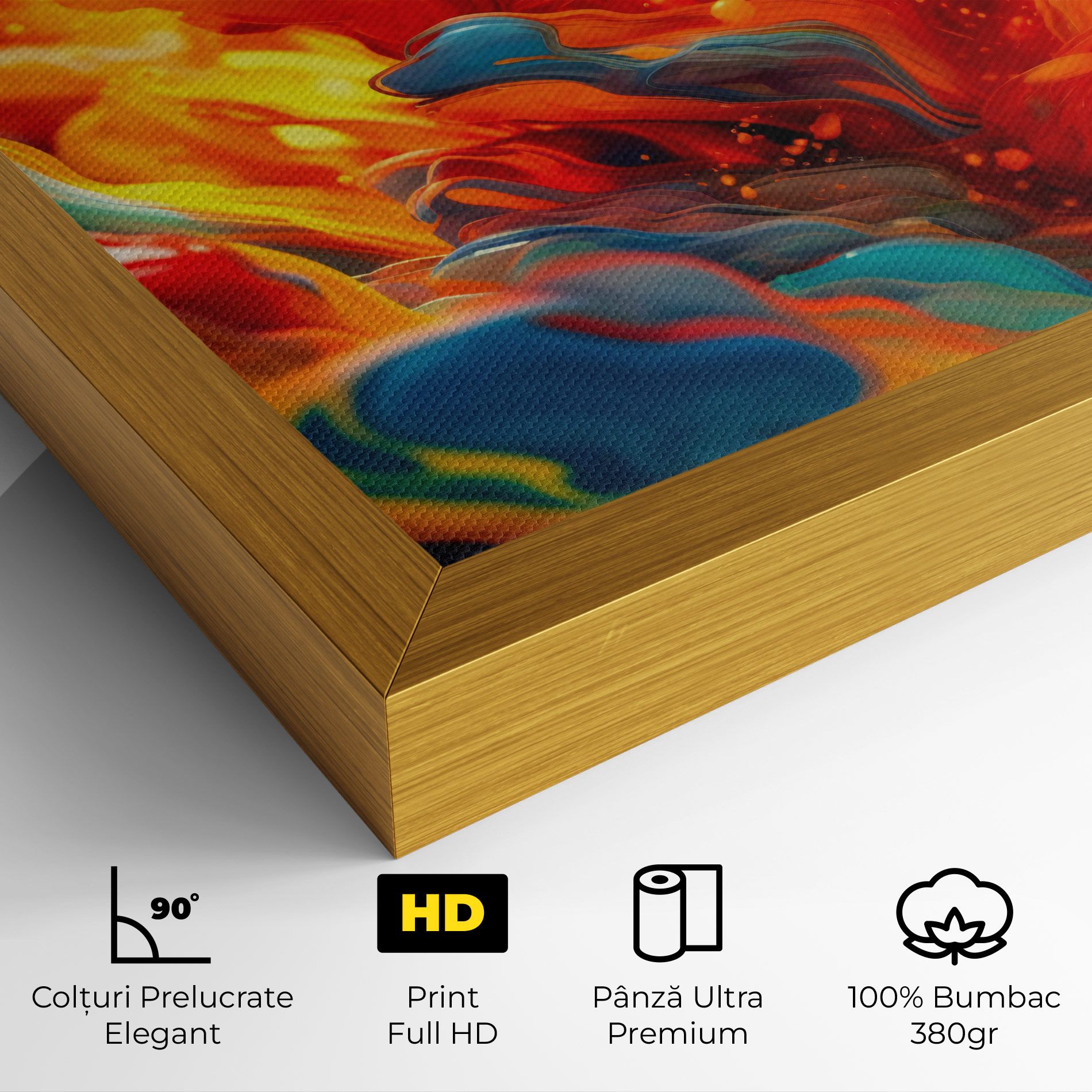 Red Color Flames mockup 4