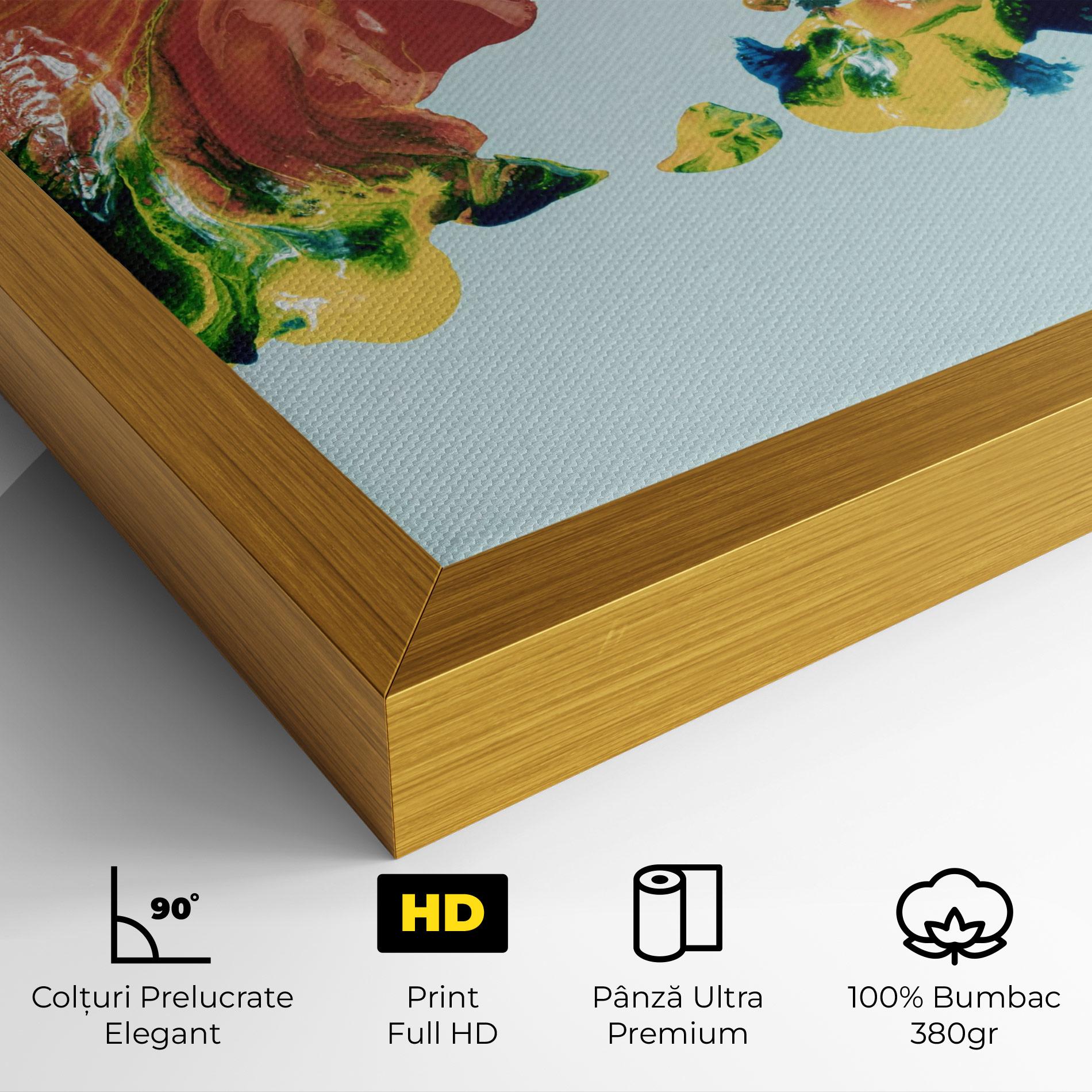 Tablou Canvas Spilled Paint mockup 4