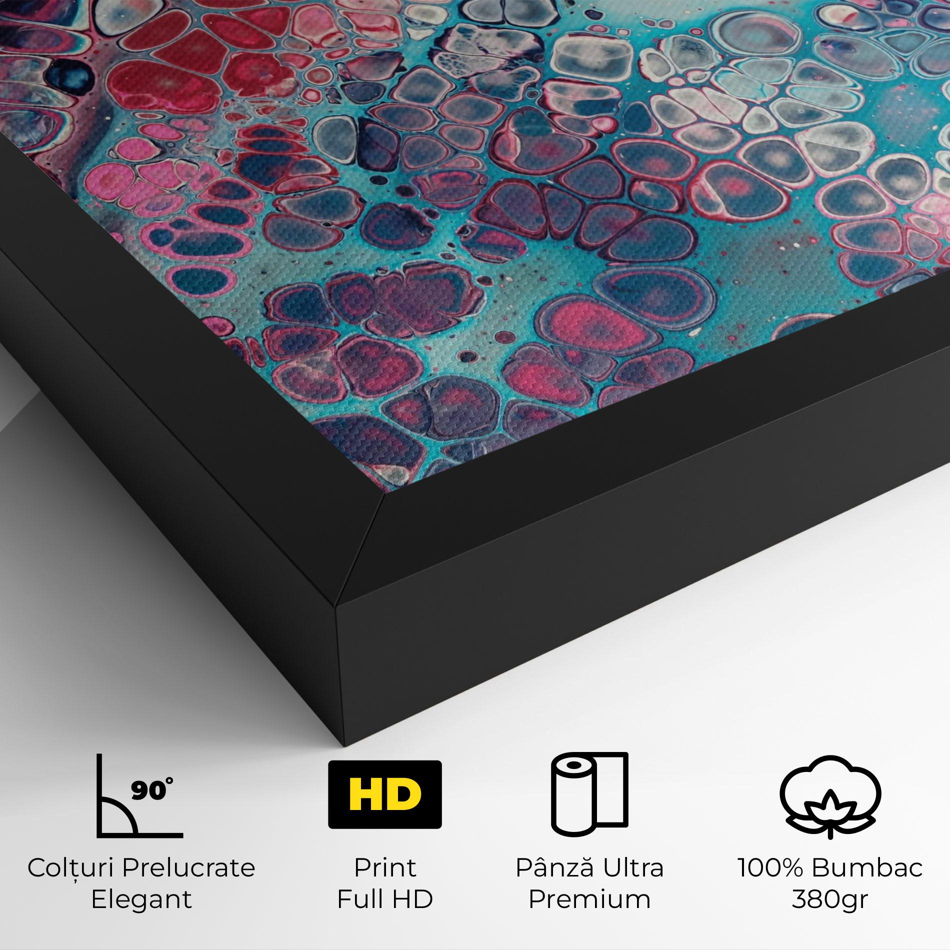 Tablou Canvas Abstract Blue Objects mockup 4